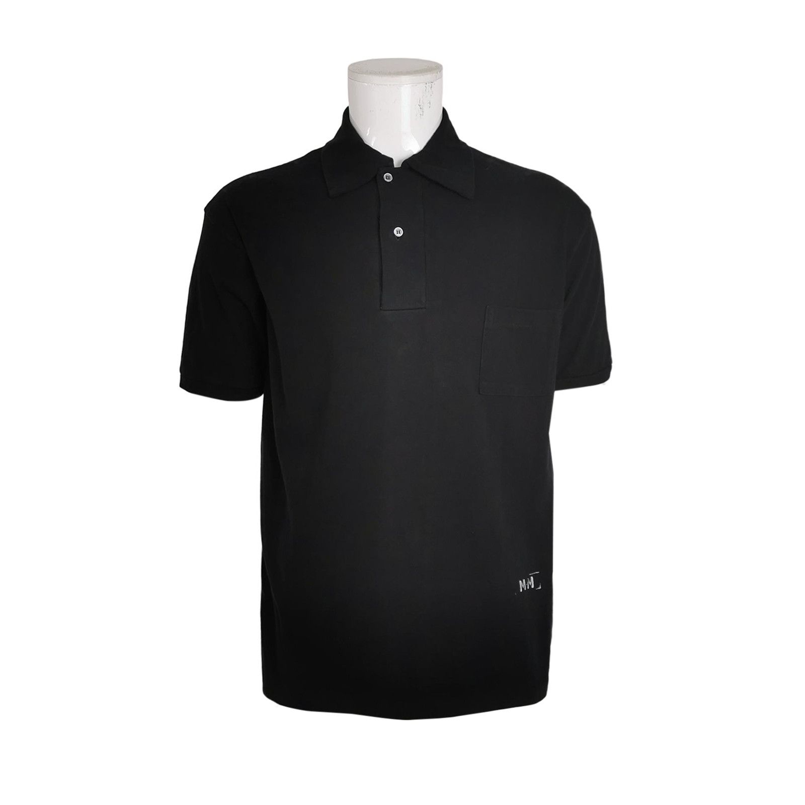 Maison Margiela Maison Margiela XS Cotton Button Collar Short-Sleeve T-Shirt Size US XS / EU 42 / 0 - 2 Thumbnail