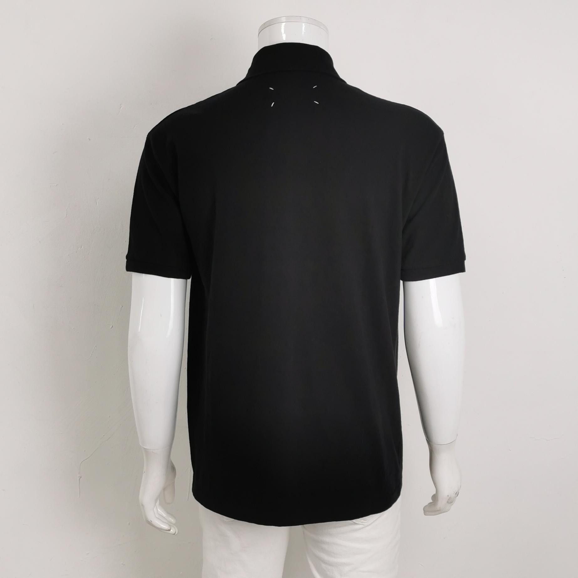 Maison Margiela Maison Margiela XS Cotton Button Collar Short-Sleeve T-Shirt Size US XS / EU 42 / 0 - 3 Thumbnail