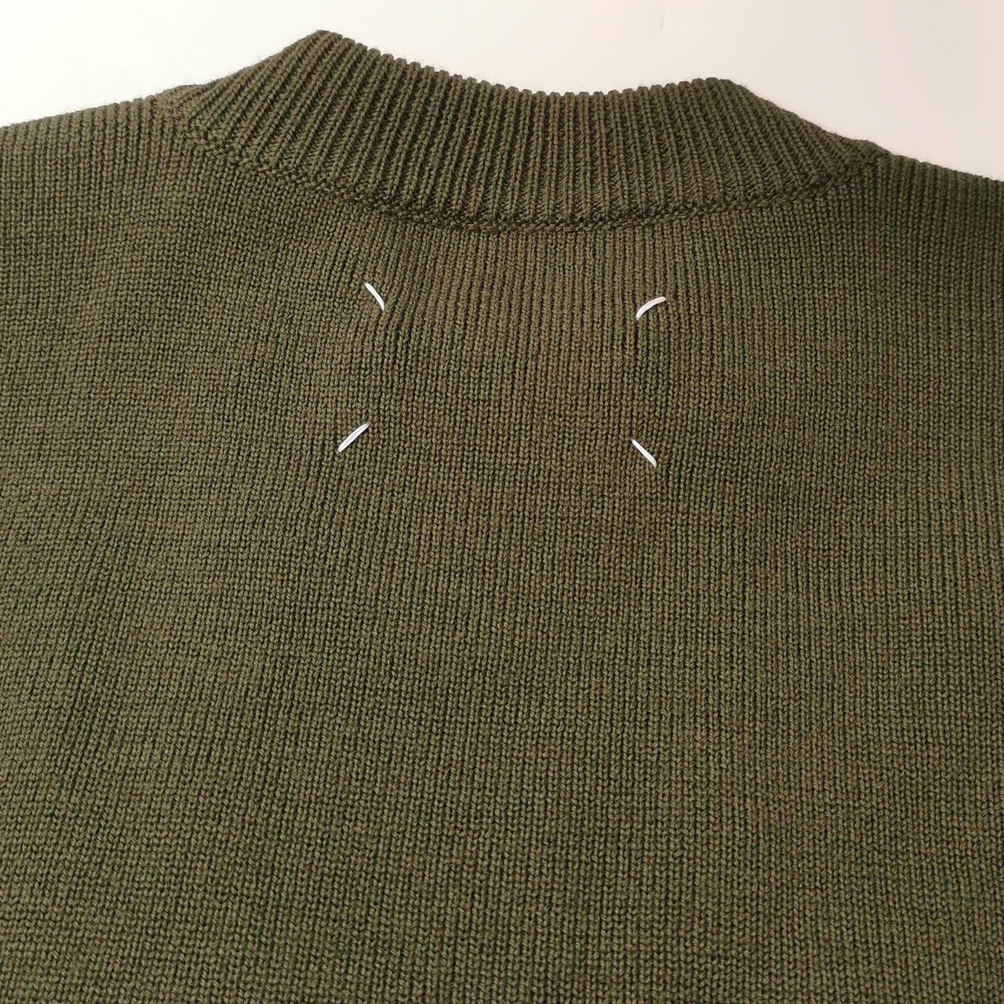 Maison Margiela Maison Margiela Wool Blend Ram Motif Crewneck Sweater M Size US M / EU 48-50 / 2 - 7 Thumbnail