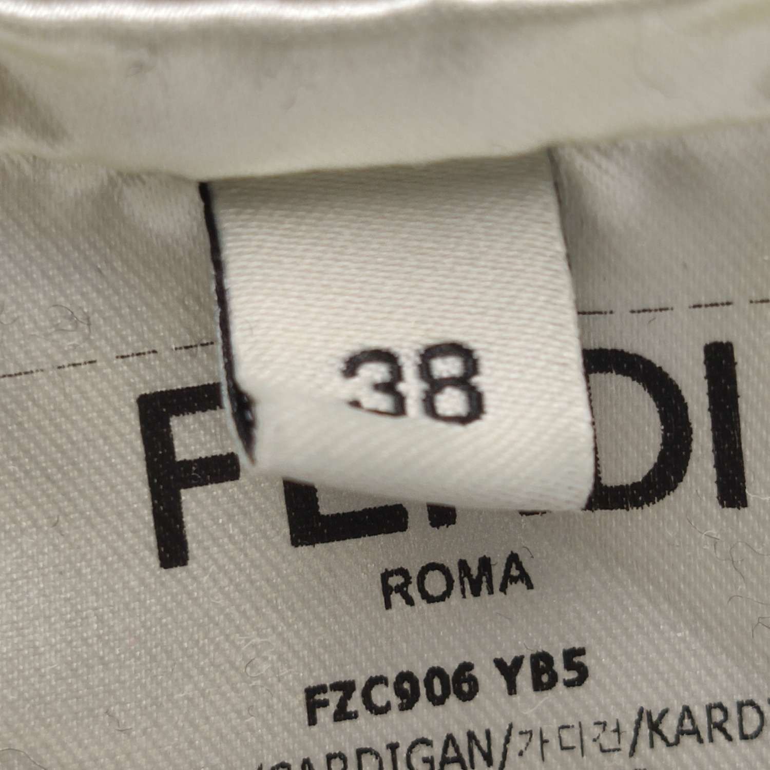 Fendi Fendi Kids Black Cardigan with Pockets 12M Size S / US 4 / IT 40 - 11 Thumbnail
