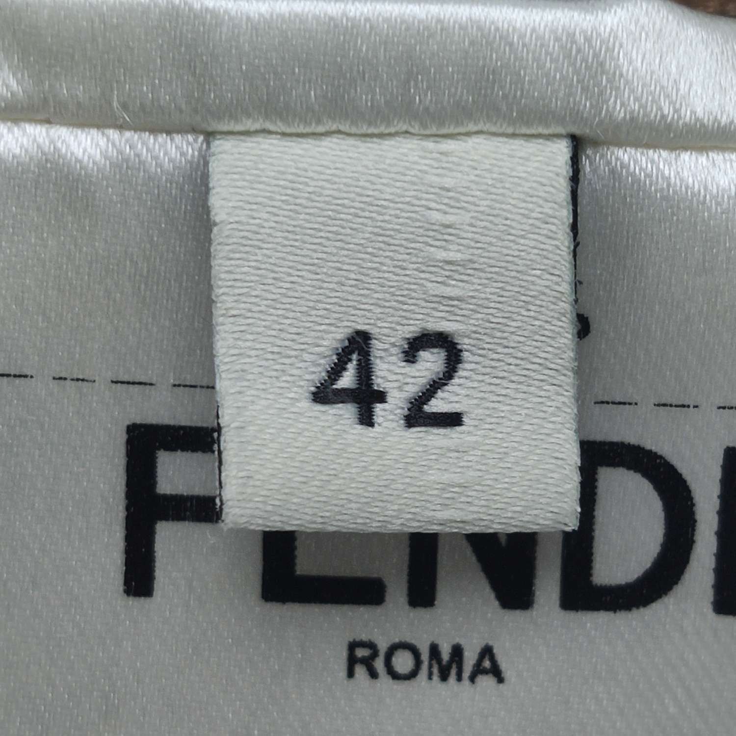 Fendi Fendi XS Brown FF Logo Short-Sleeve Dress Size M / US 6-8 / IT 42-44 - 9 Thumbnail