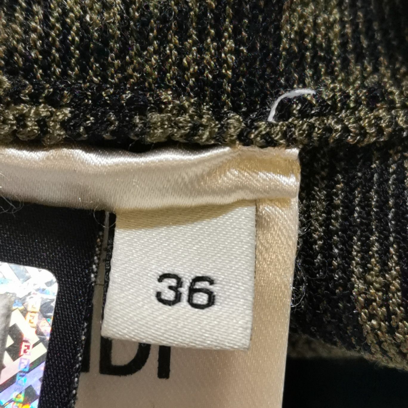 Fendi Fendi Kids' Silk Blend Double F Logo Crew Neck Dress Size XS / US 0-2 / IT 36-38 - 10 Thumbnail