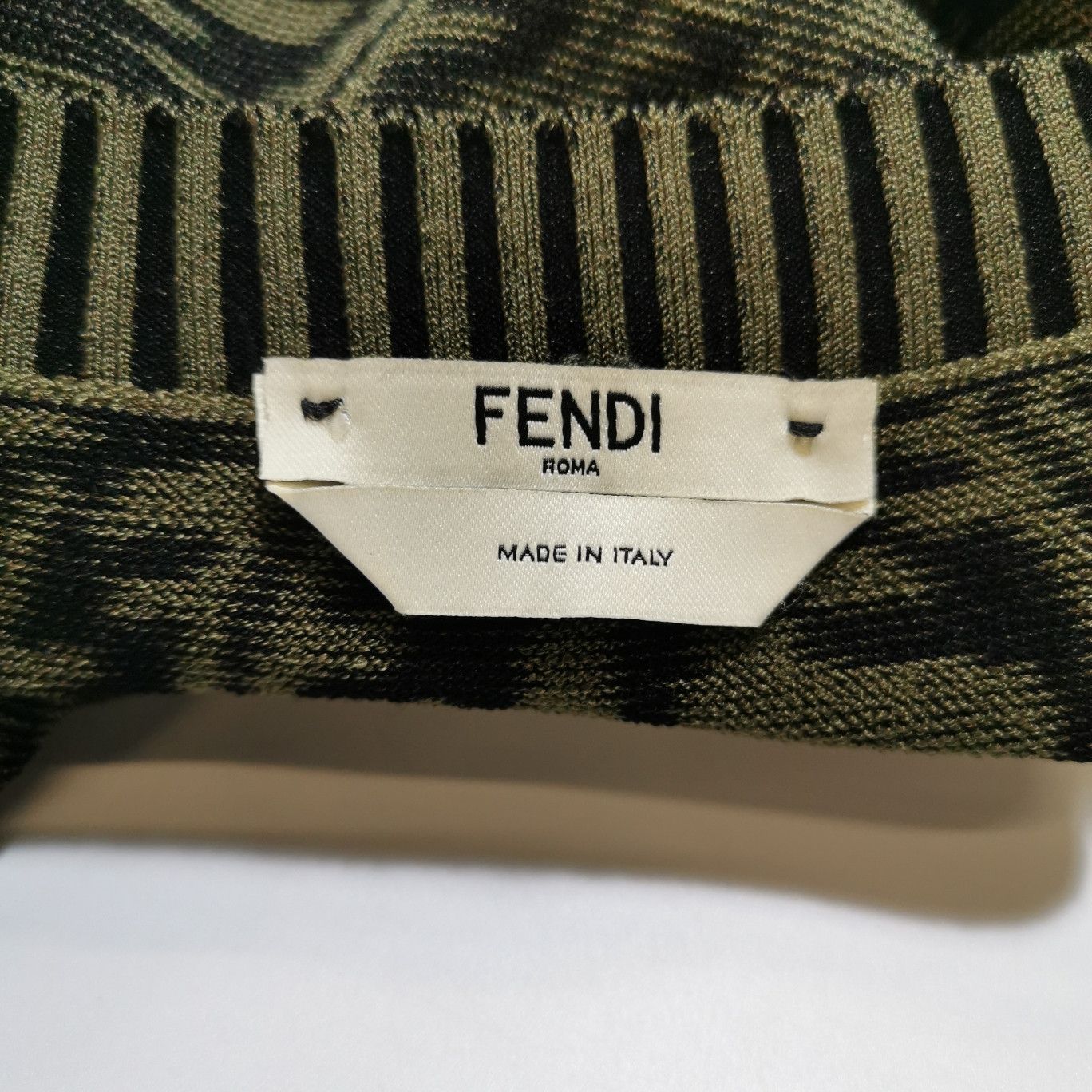 Fendi Fendi Kids' Silk Blend Double F Logo Crew Neck Dress Size XS / US 0-2 / IT 36-38 - 7 Thumbnail
