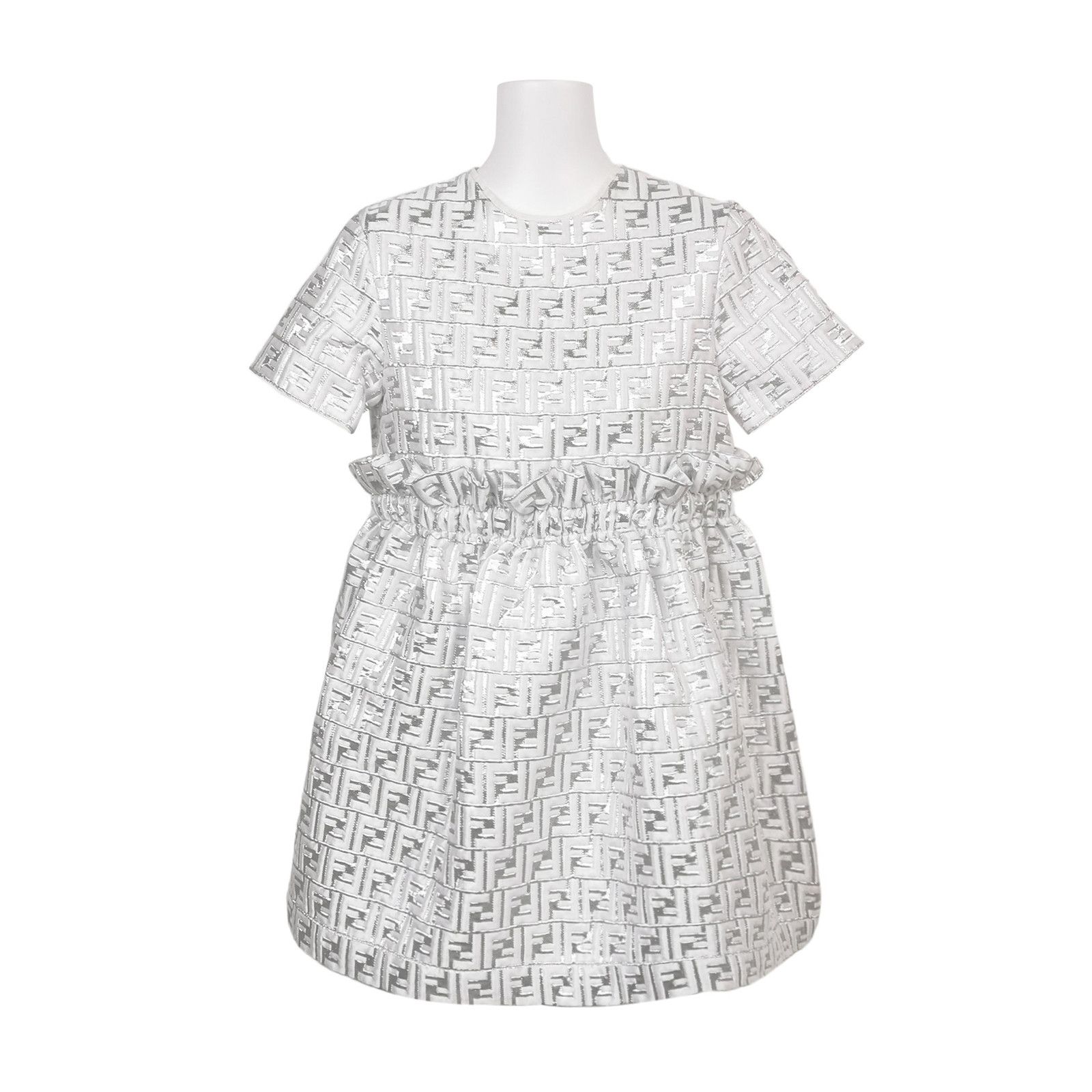 Fendi Fendi FF Logo Short-Sleeve Mini Dress Size XS / US 0-2 / IT 36-38 - 2 Thumbnail