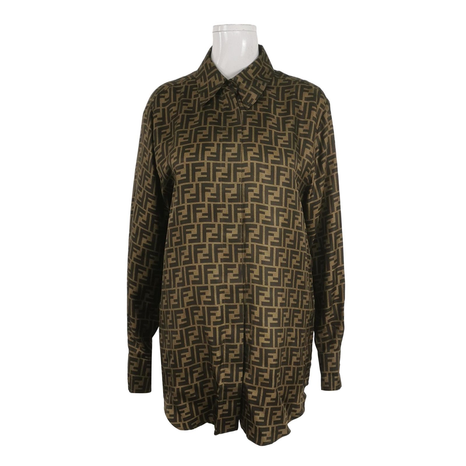 Fendi Fendi Kids Cotton Double F Logo Dress Size S / US 4 / IT 40 - 2 Thumbnail