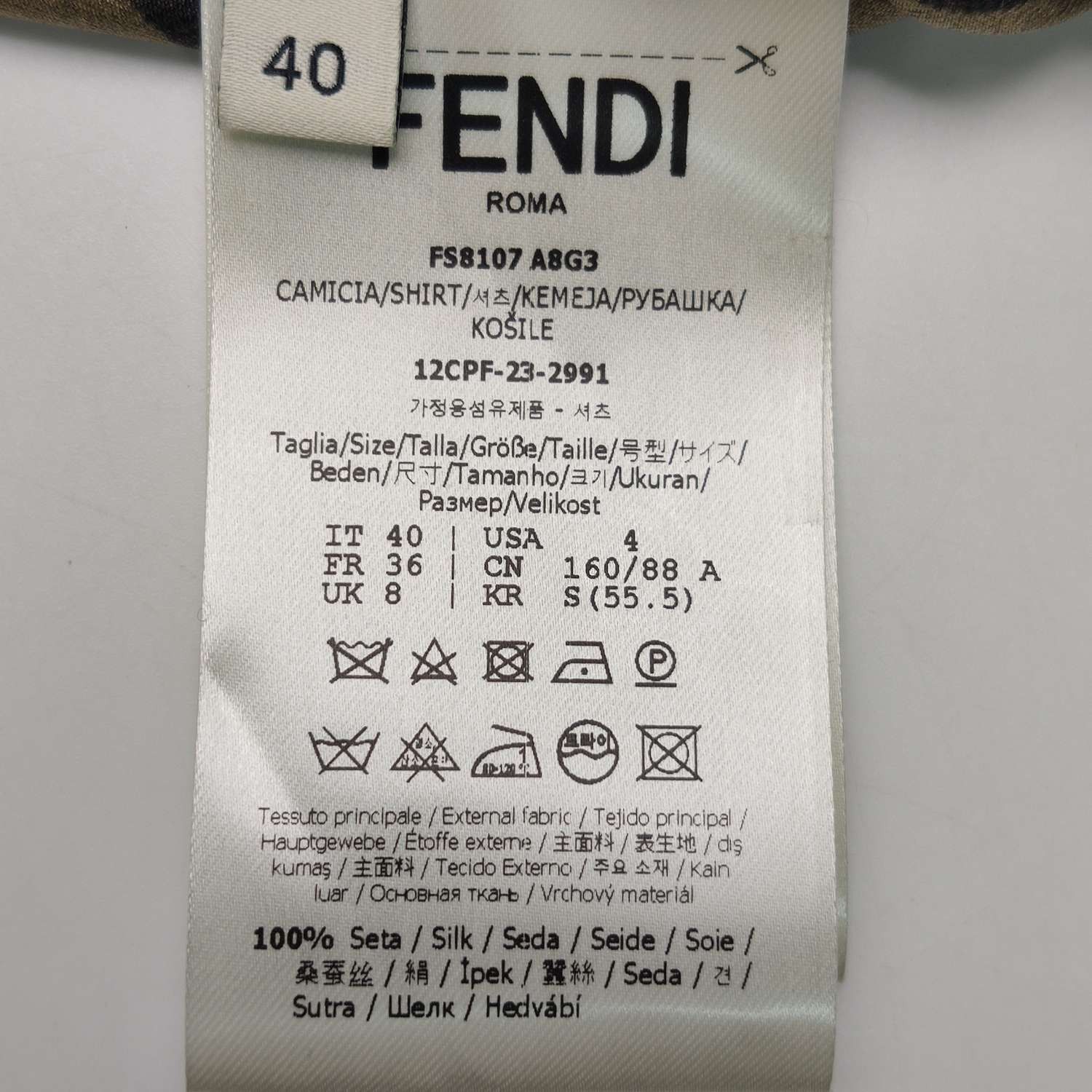 Fendi Fendi Kids Cotton Double F Logo Dress Size S / US 4 / IT 40 - 18 Thumbnail