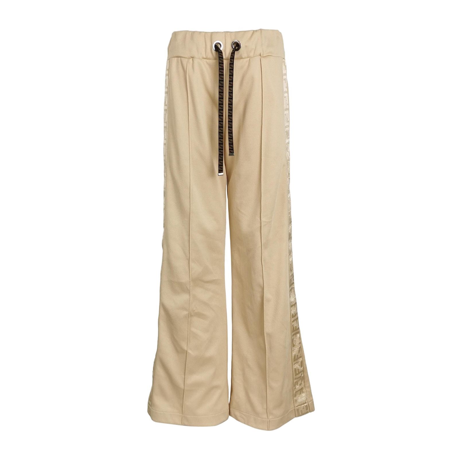 Fendi Fendi Cotton Double F Logo Wide-Leg Pants Size XS / US 0-2 / IT 36-38 - 2 Thumbnail