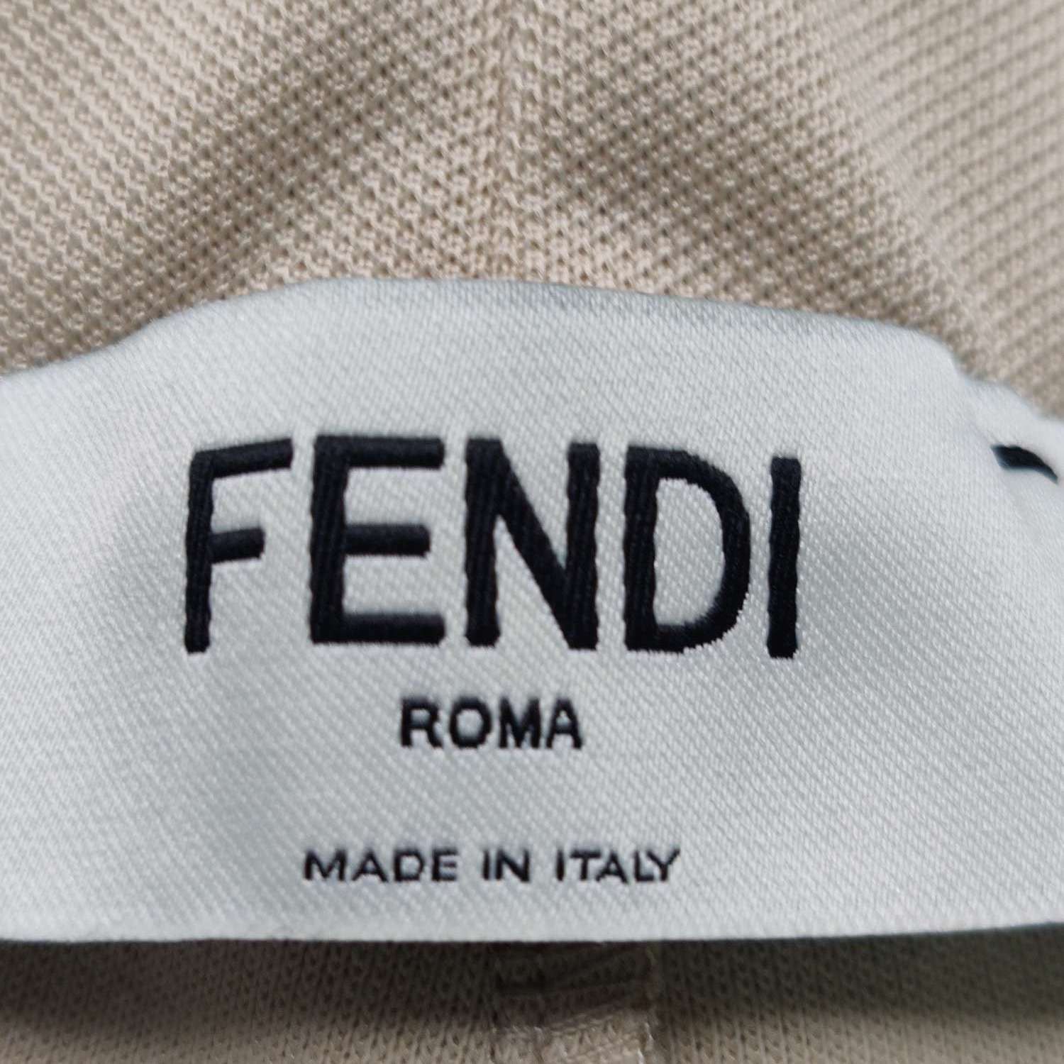 Fendi Fendi Cotton Double F Logo Wide-Leg Pants Size XS / US 0-2 / IT 36-38 - 8 Thumbnail