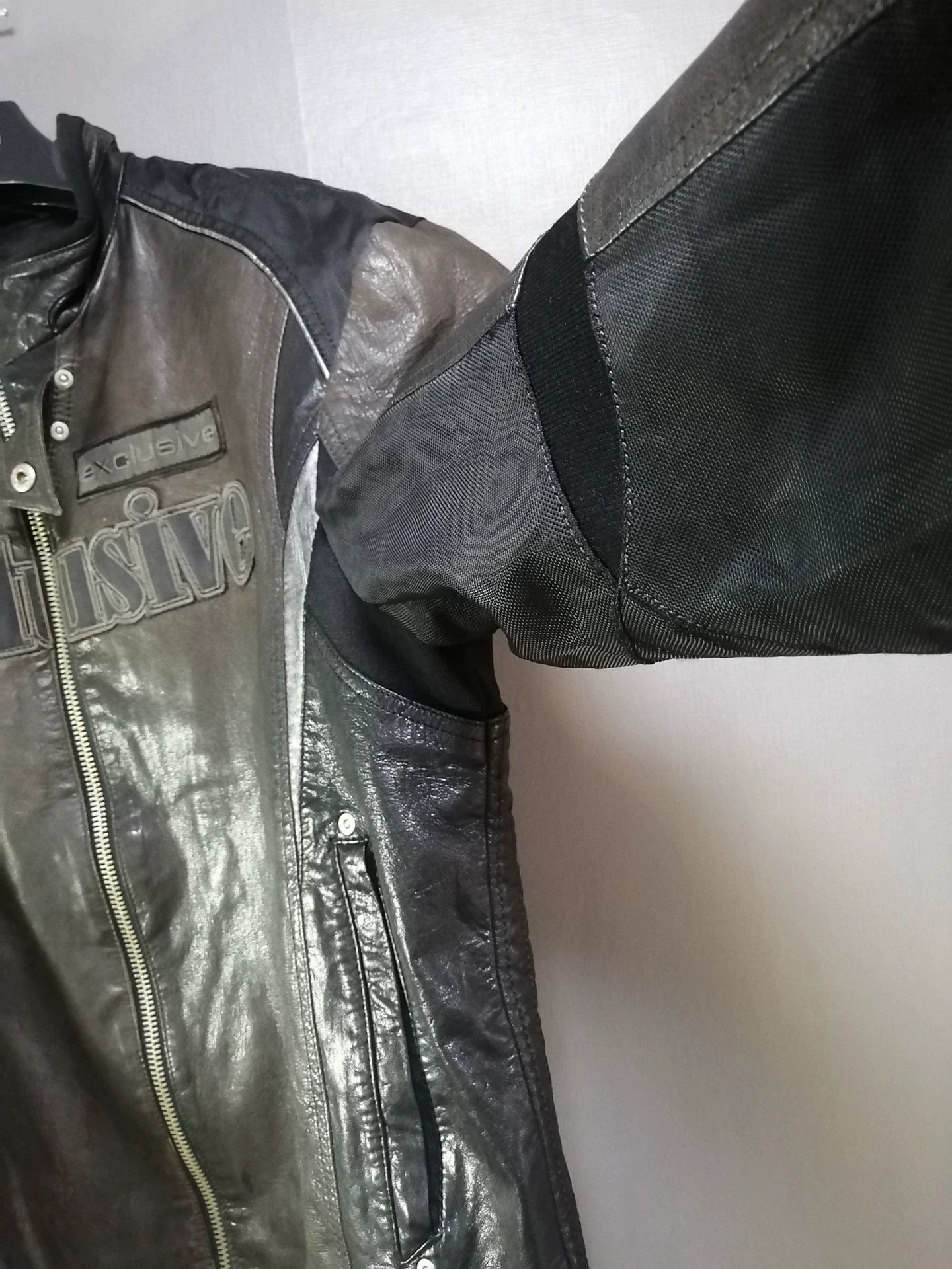 EX INFINITAS EXR Leather Motorcycle Racing Jacket Size US XXL / EU 58 / 5 - 4 Thumbnail