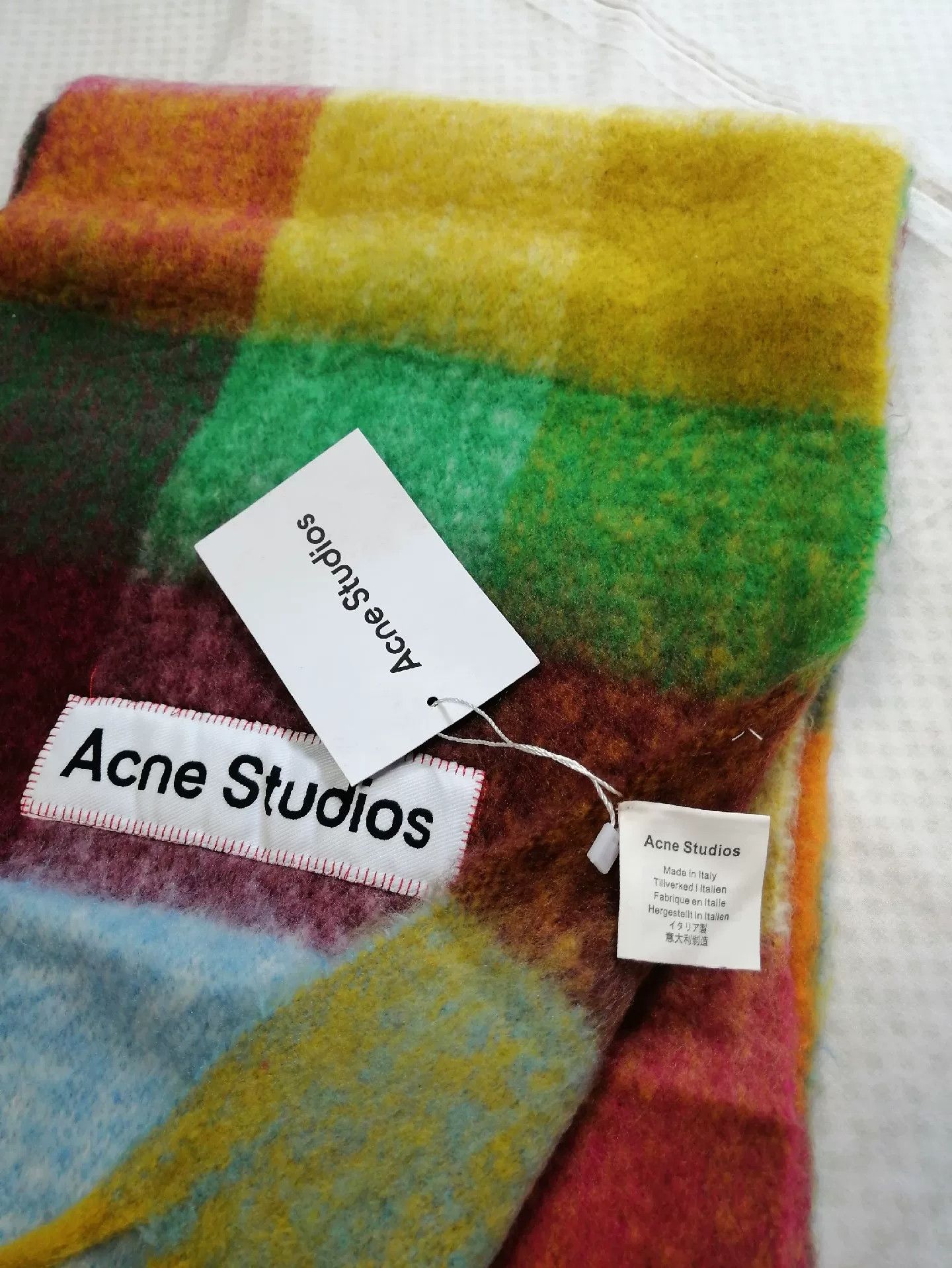 Acne Studios Acne Studios Classic Plaid Fringe Scarf Size ONE SIZE - 5 Thumbnail