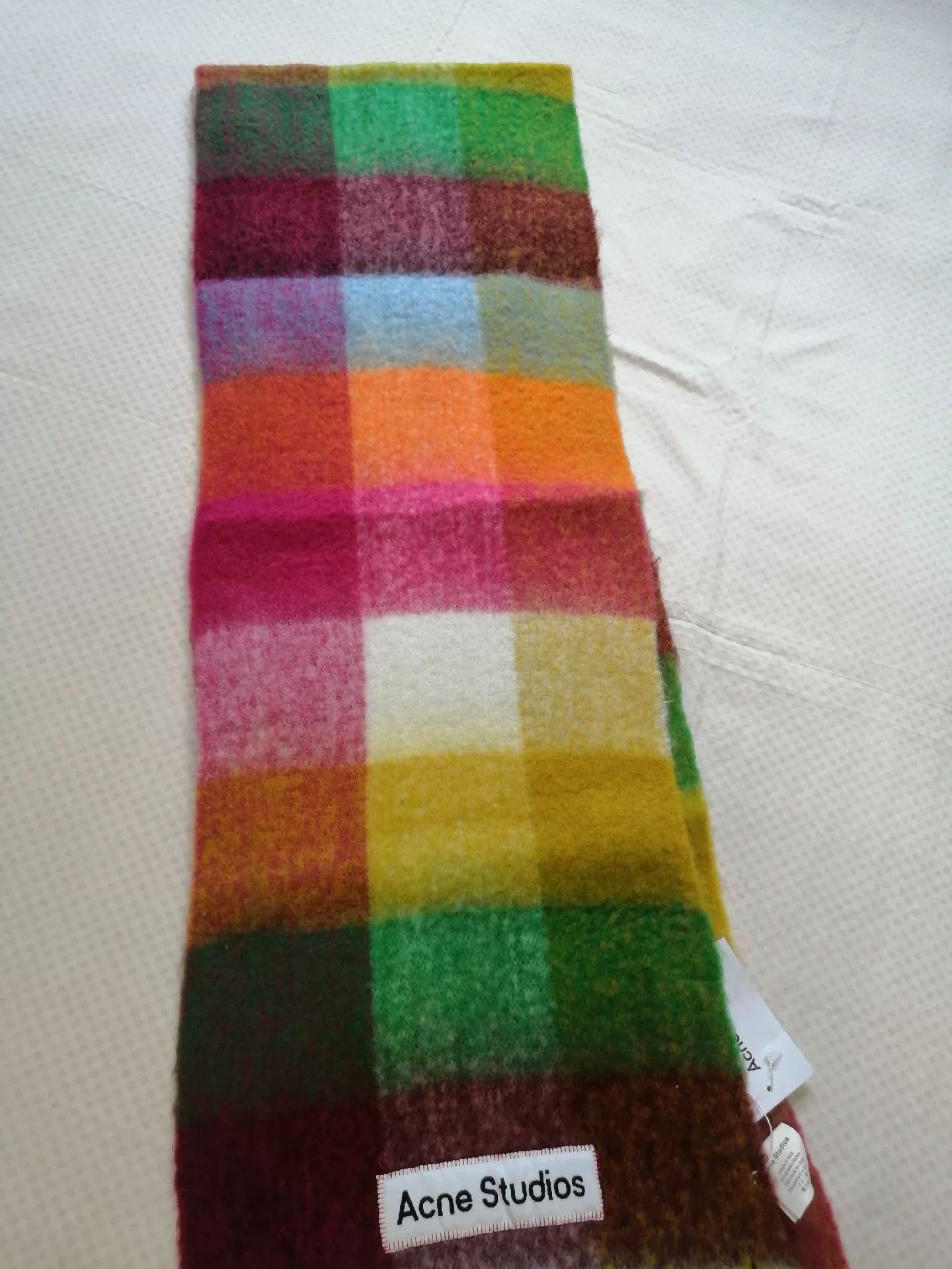 Acne Studios Acne Studios Classic Plaid Fringe Scarf Size ONE SIZE - 3 Thumbnail