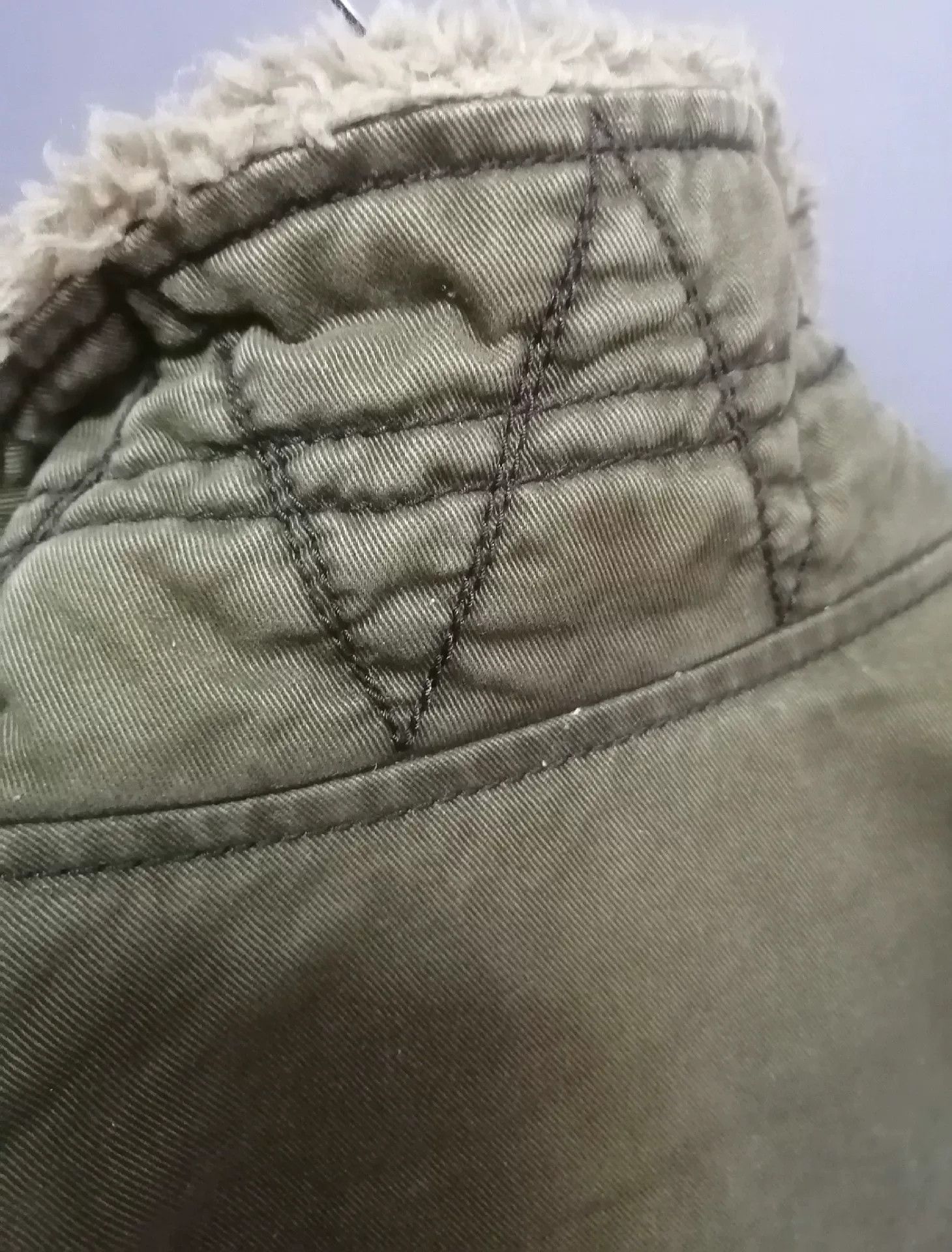 Abercrombie & Fitch A&F Vintage Distressed Cotton Jacket Size US L / EU 52-54 / 3 - 6 Thumbnail
