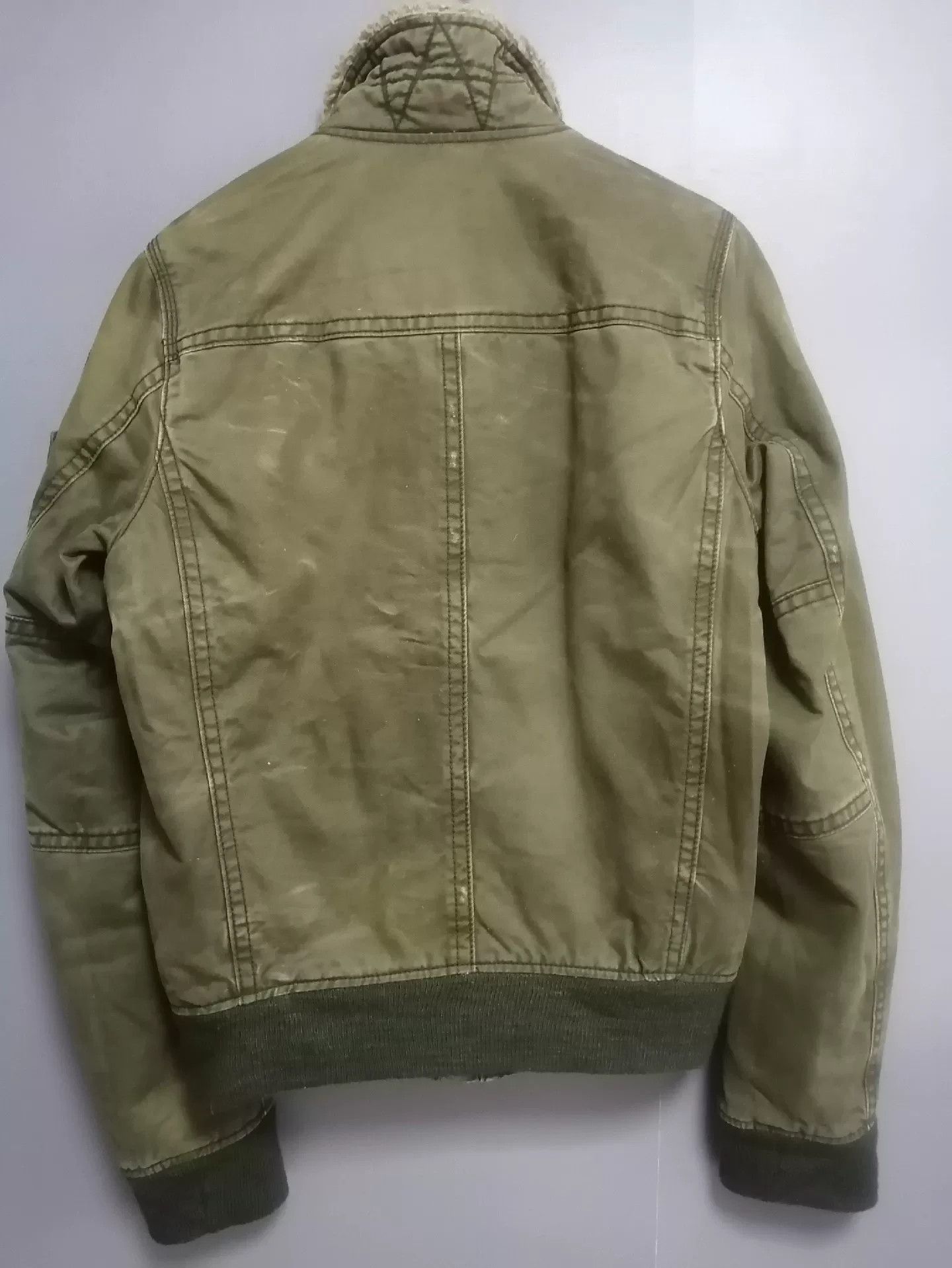 Abercrombie & Fitch A&F Vintage Distressed Cotton Jacket Size US L / EU 52-54 / 3 - 8 Thumbnail