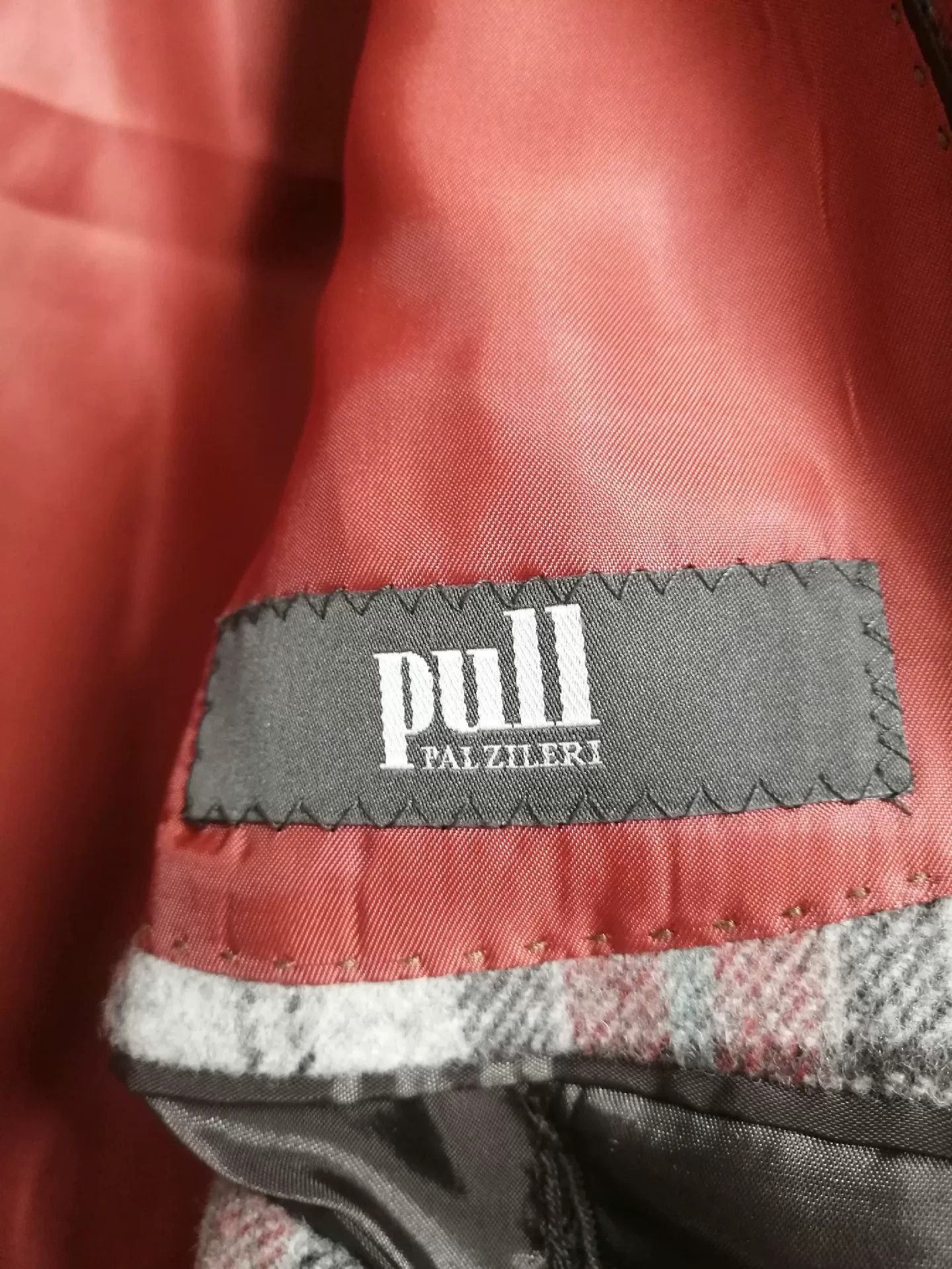 Pal Zileri Pal Zileri Men's Plaid Wool Blazer Size US M / EU 48-50 / 2 - 8 Thumbnail