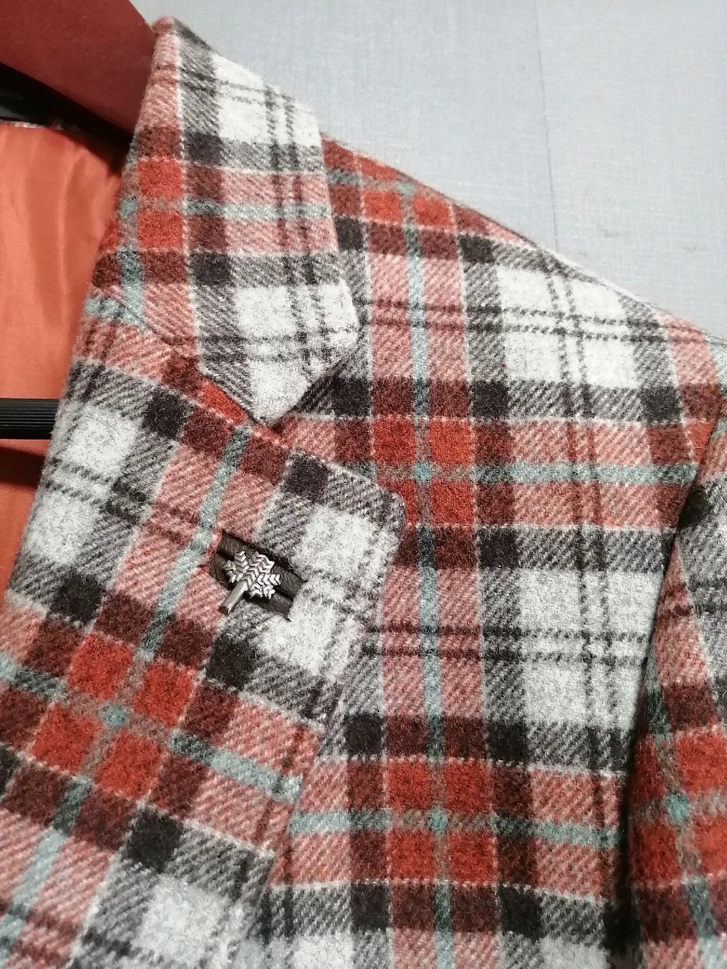 Pal Zileri Pal Zileri Men's Plaid Wool Blazer Size US M / EU 48-50 / 2 - 2 Thumbnail