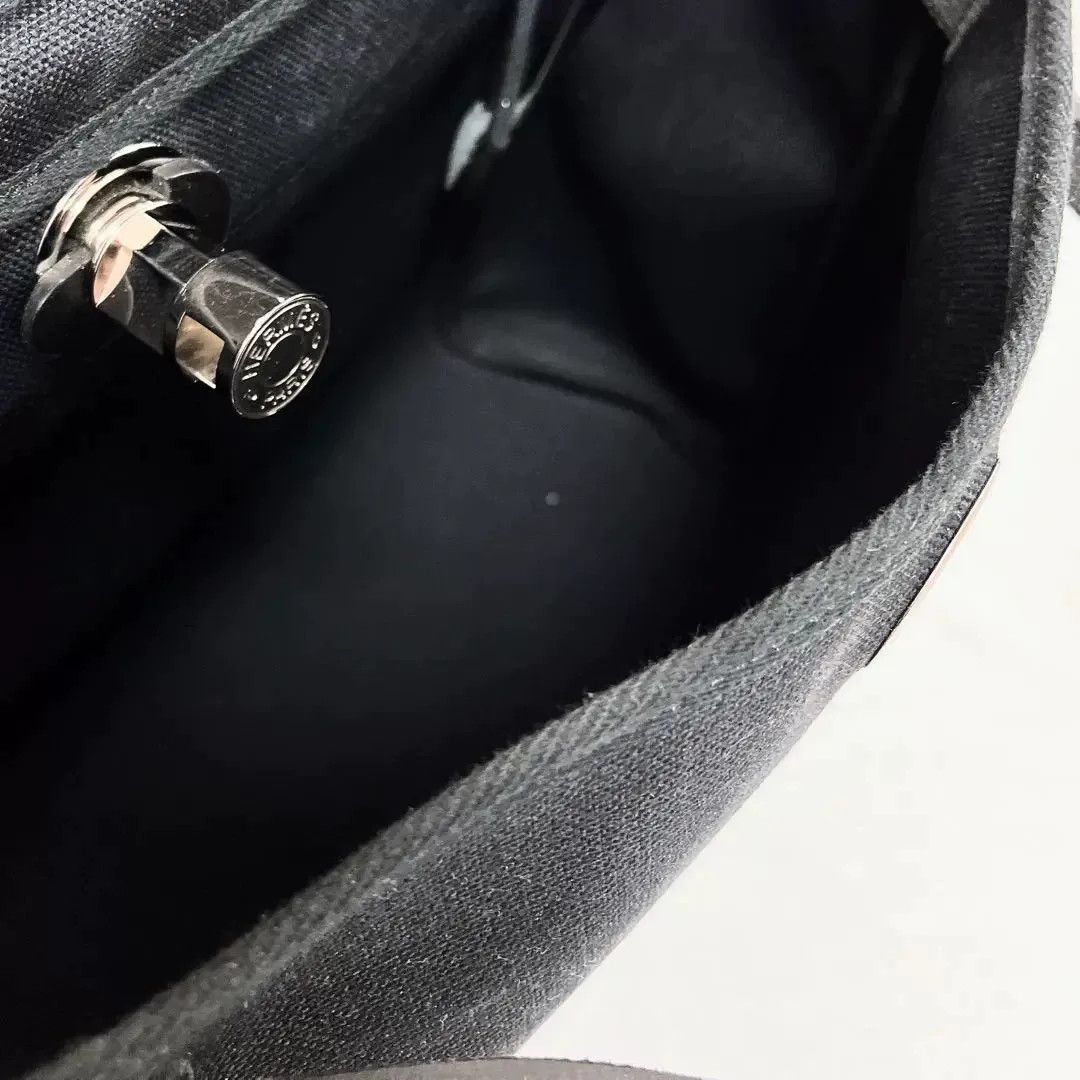 Hermes Hermes Herbag Zip31 Canvas Leather Bag Size ONE SIZE - 7 Thumbnail