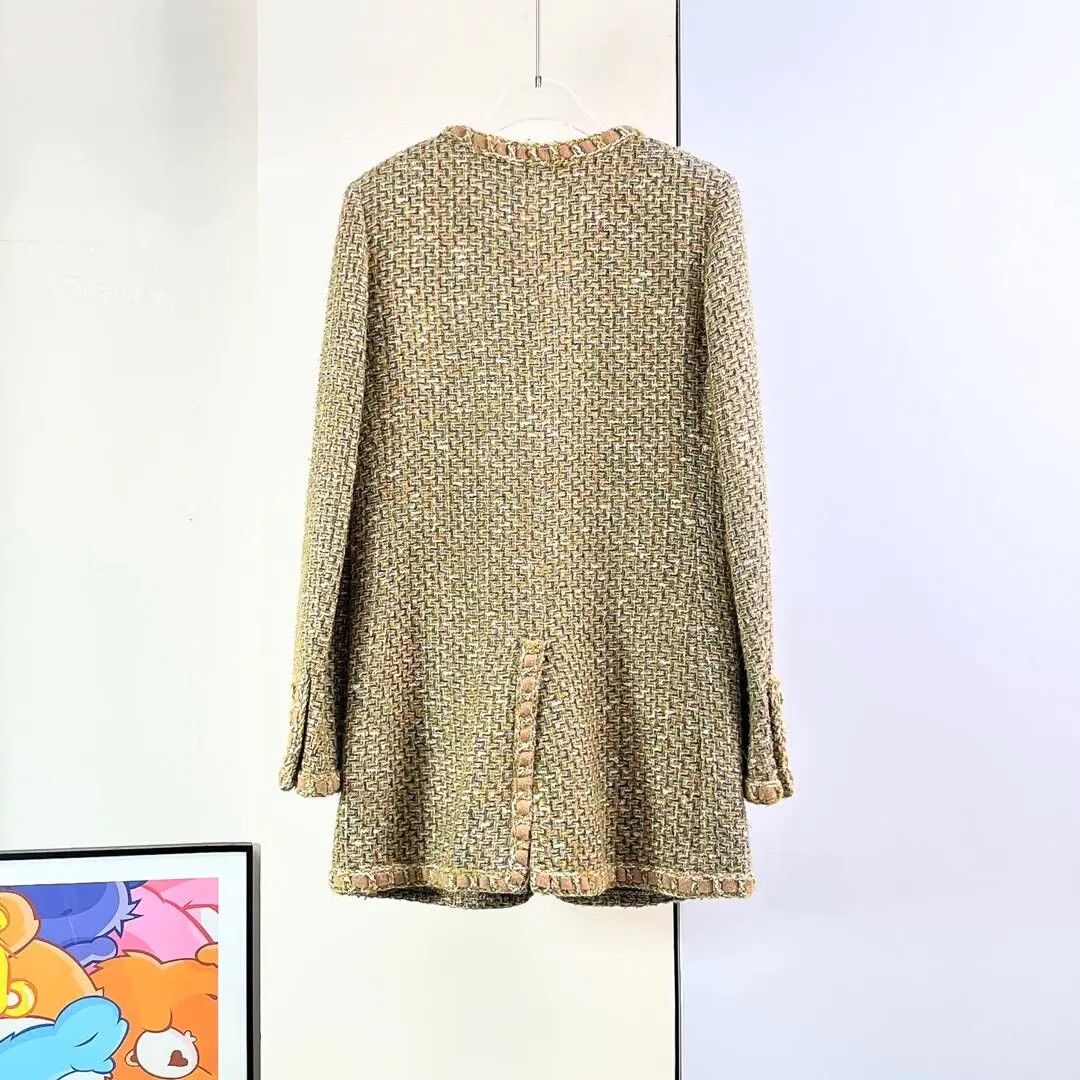 Chanel Chanel Rome Collection Gilt Tweed Jacket Size XXS / US 00 / IT 34 - 3 Thumbnail
