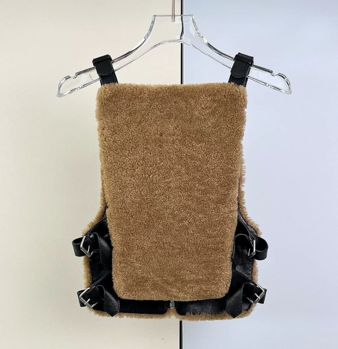 Dior Dior Wool Sheepskin Brown Vest Size M / US 6-8 / IT 42-44 - 2 Thumbnail