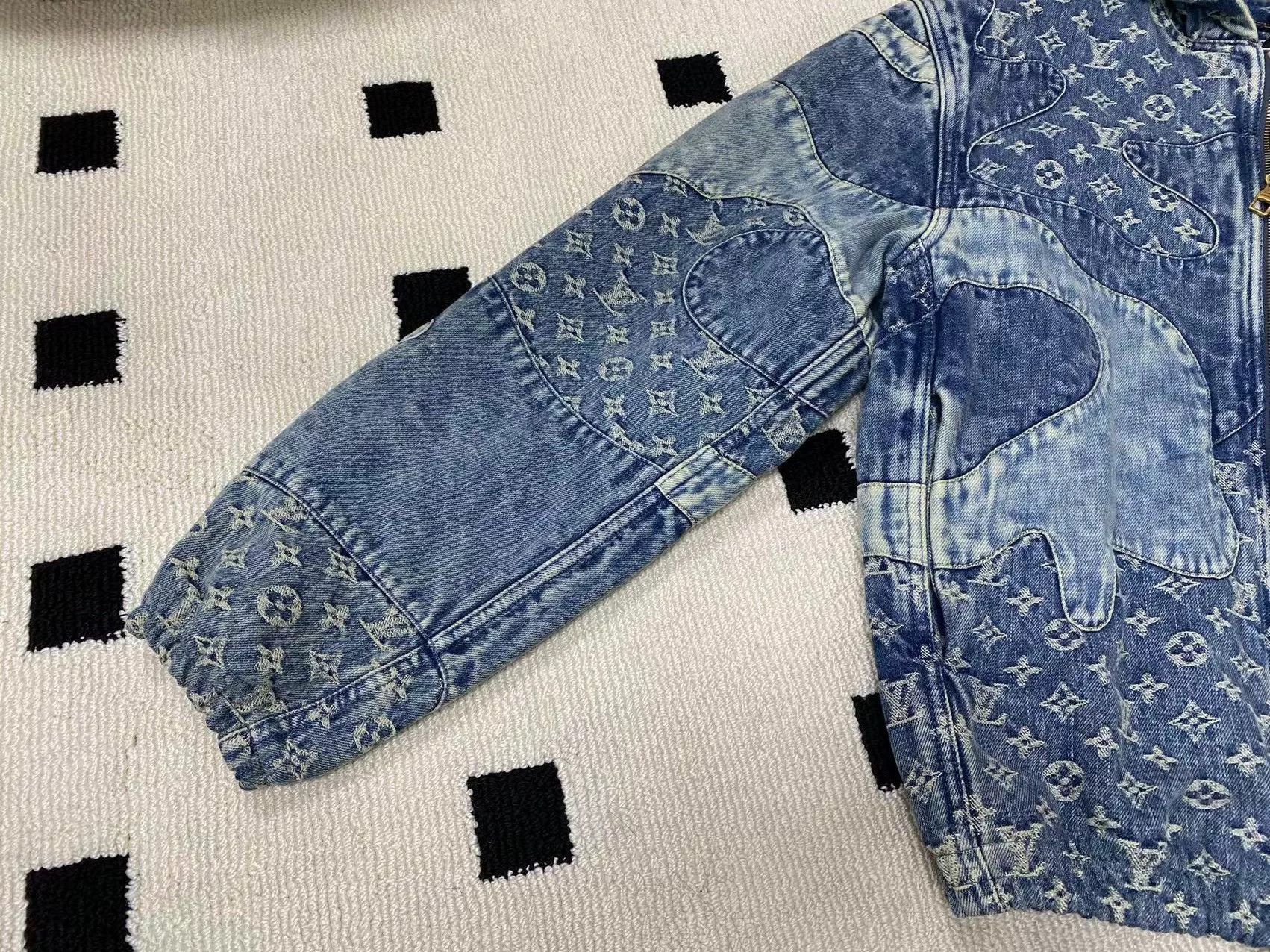 Louis Vuitton Louis Vuitton Nigo Denim Zip Hoodie Jacket Size US S / EU 44-46 / 1 - 6 Thumbnail