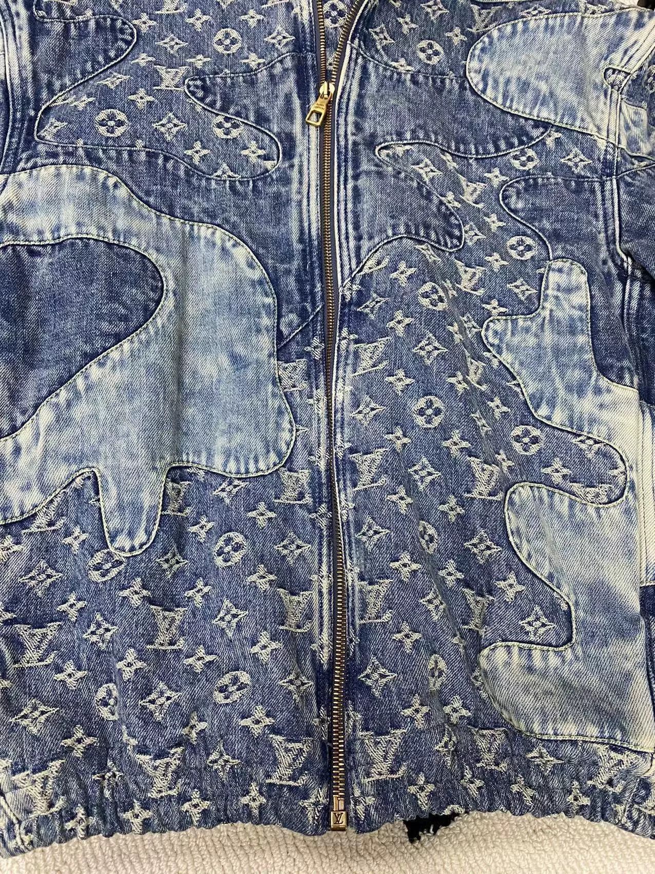 Louis Vuitton Louis Vuitton Nigo Denim Zip Hoodie Jacket Size US S / EU 44-46 / 1 - 5 Thumbnail
