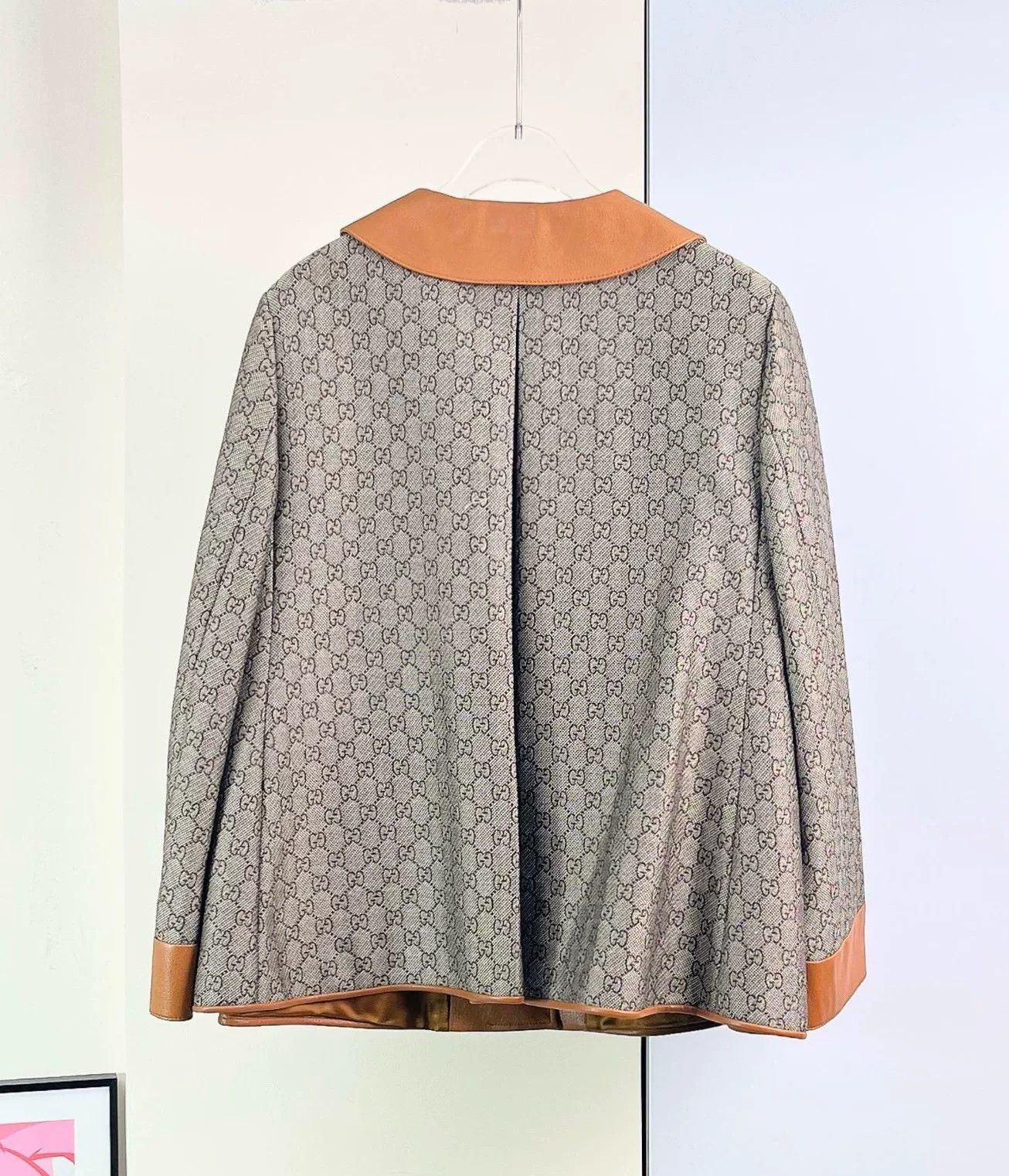 Gucci Gucci Logo Patchwork Doll Collar Coat Size M / US 6-8 / IT 42-44 - 3 Thumbnail