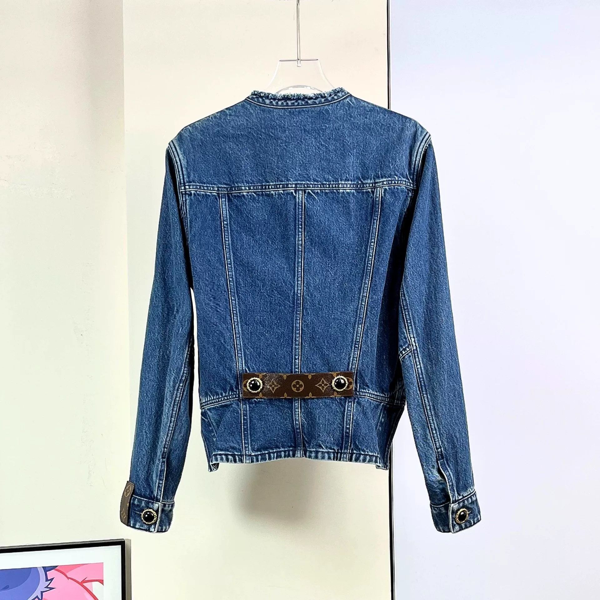 Louis Vuitton LV Denim Tuxedo Jacket Size 36 Size XS / US 0-2 / IT 36-38 - 4 Thumbnail