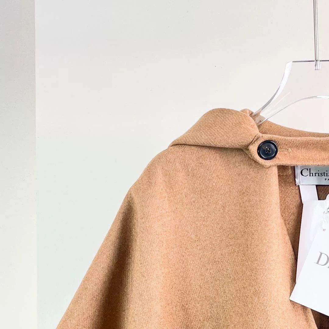 Dior Dior Camel Hair Cloak S New Size S / US 4 / IT 40 - 3 Thumbnail