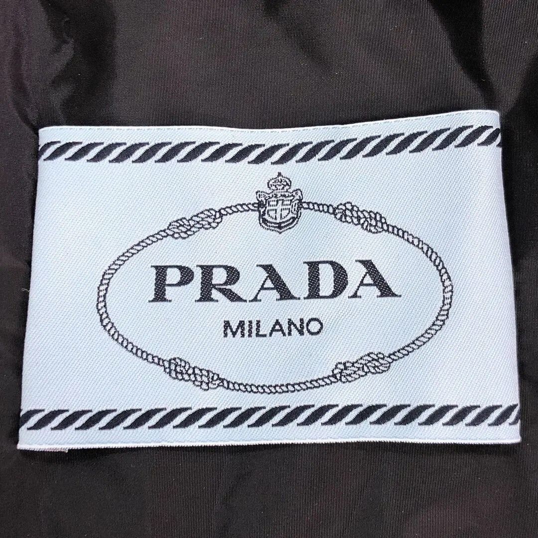 Prada Prada Dark Blue Hooded Cotton Coat Size XS / US 0-2 / IT 36-38 - 5 Thumbnail