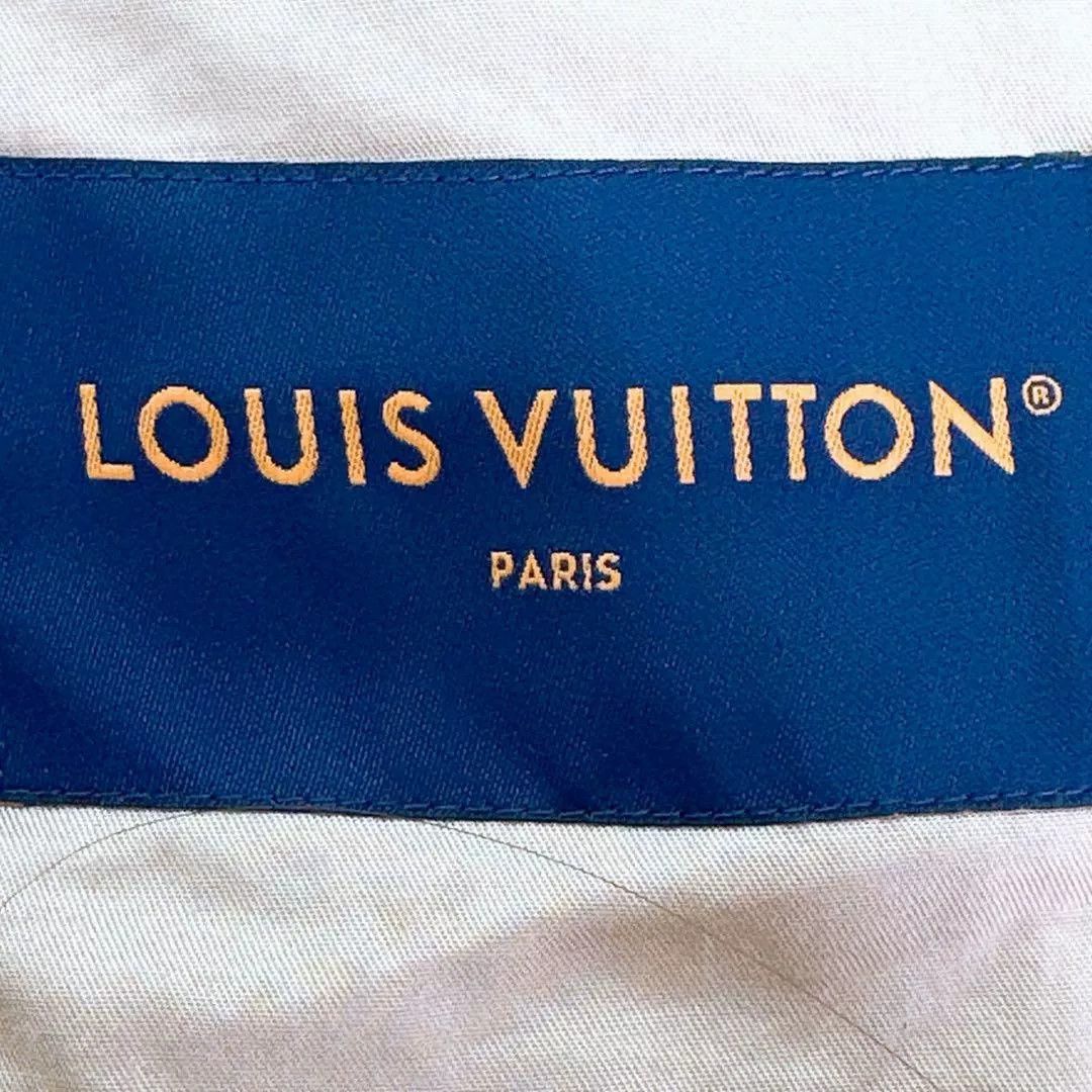 Louis Vuitton LV Khaki Vintage Logo Embossed Coat Size XS / US 0-2 / IT 36-38 - 8 Thumbnail