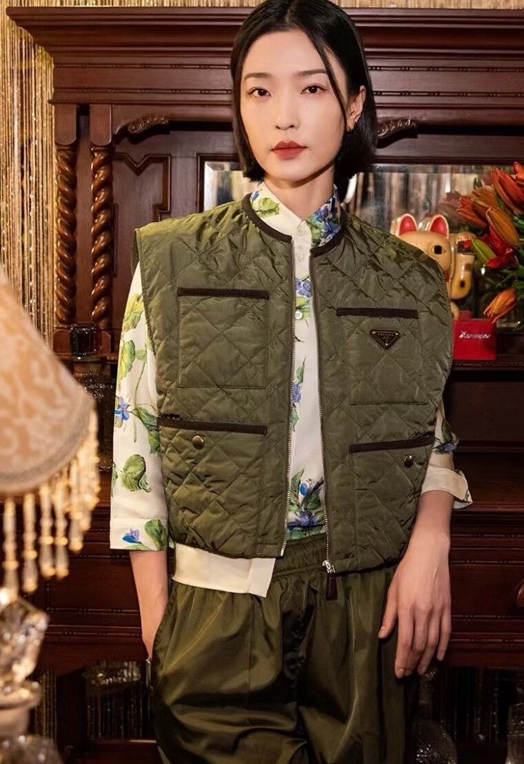 Prada Prada Military Green Padded Short Vest Size S / US 4 / IT 40 - 3 Thumbnail