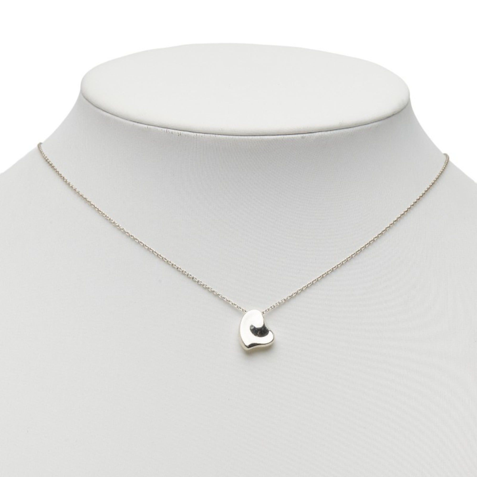 Tiffany & Co. Tiffany & Co. Elsa Peretti Full Heart Pendant Necklace in 925 Sterling Silver for Women. Size ONE SIZE - 6 Thumbnail