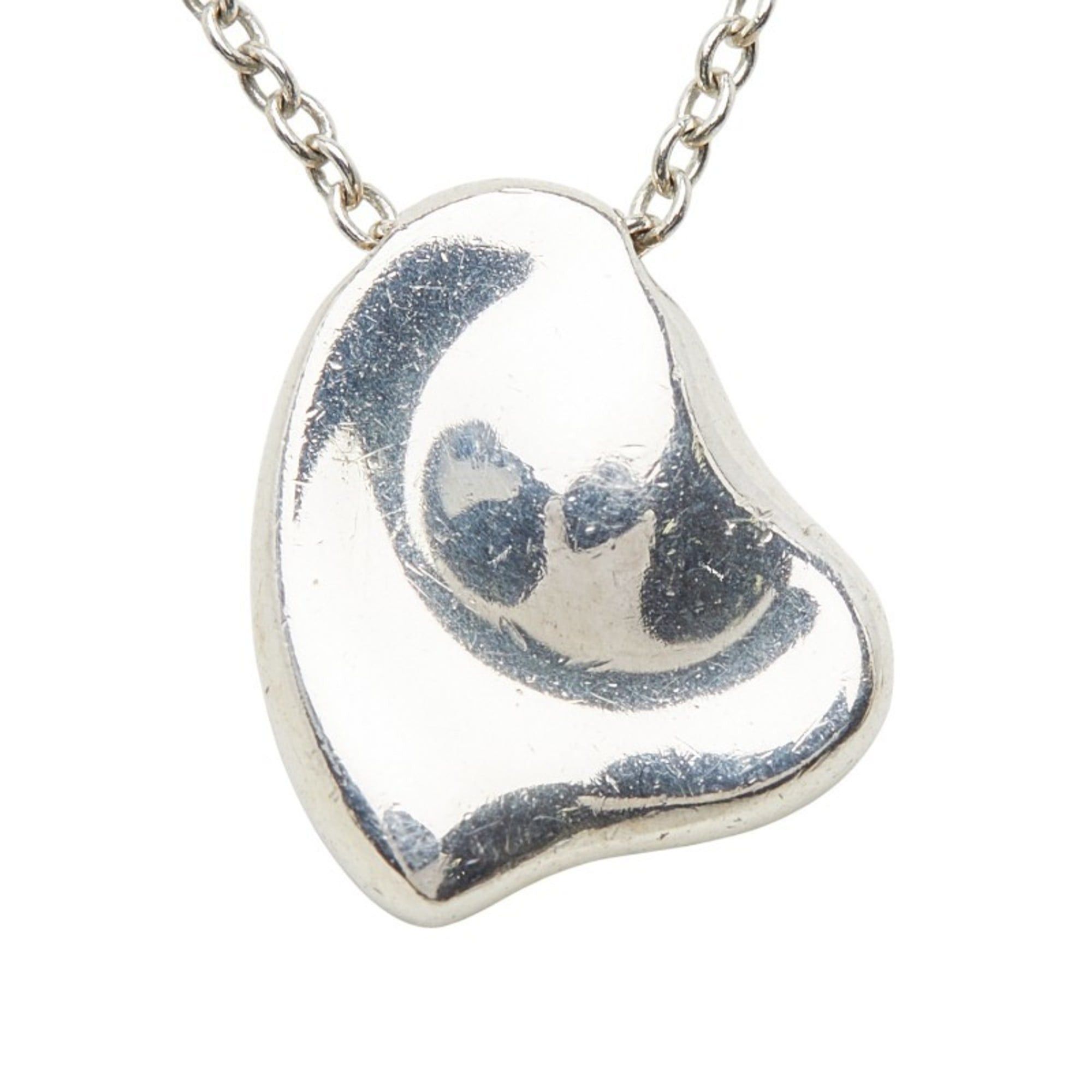 Tiffany & Co. Tiffany & Co. Elsa Peretti Full Heart Pendant Necklace in 925 Sterling Silver for Women. Size ONE SIZE - 4 Thumbnail