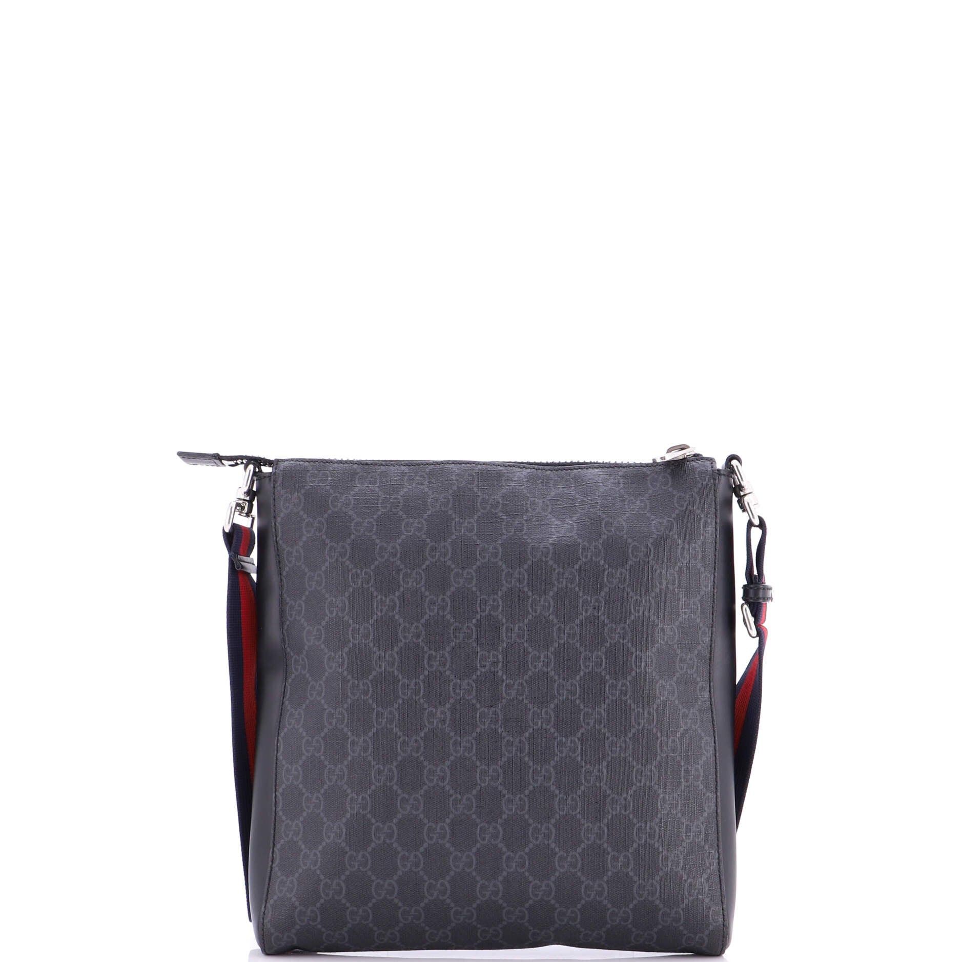 Gucci Web Strap Front Zip Messenger Bag Size ONE SIZE - 3 Thumbnail