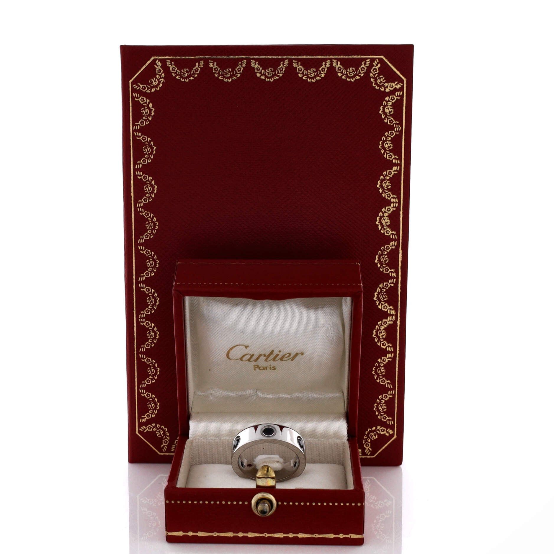 Cartier Love 6 Stone Band Ring Size ONE SIZE - 2 Thumbnail