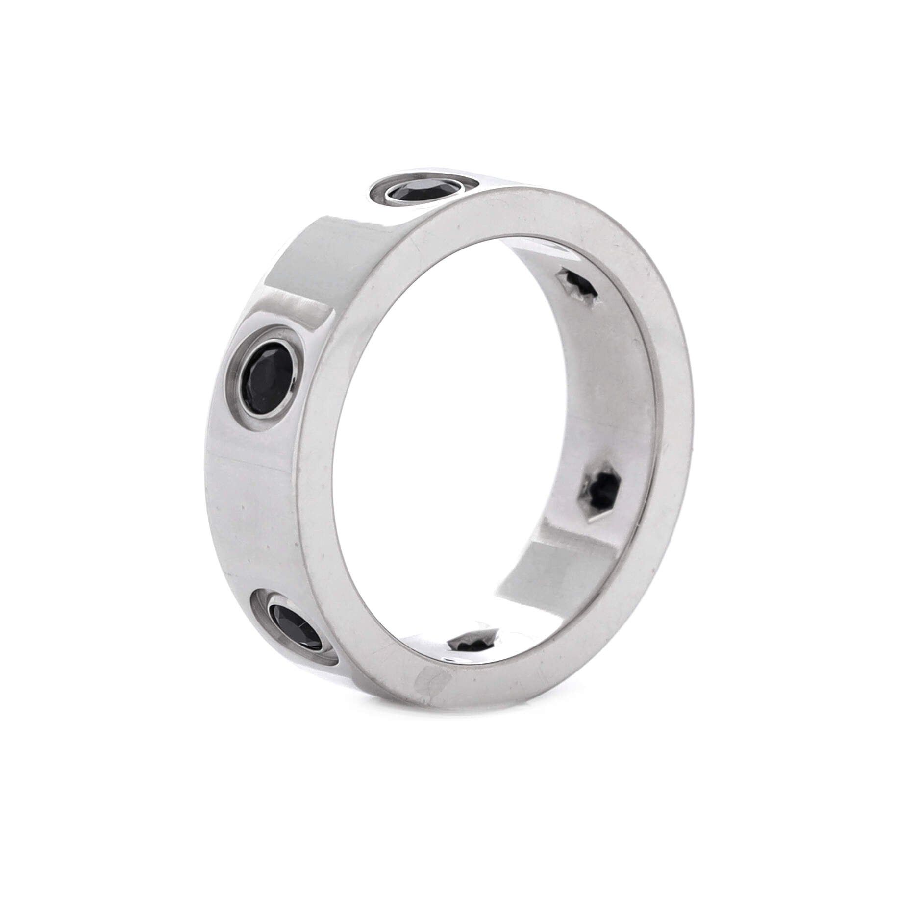 Cartier Love 6 Stone Band Ring Size ONE SIZE - 4 Thumbnail
