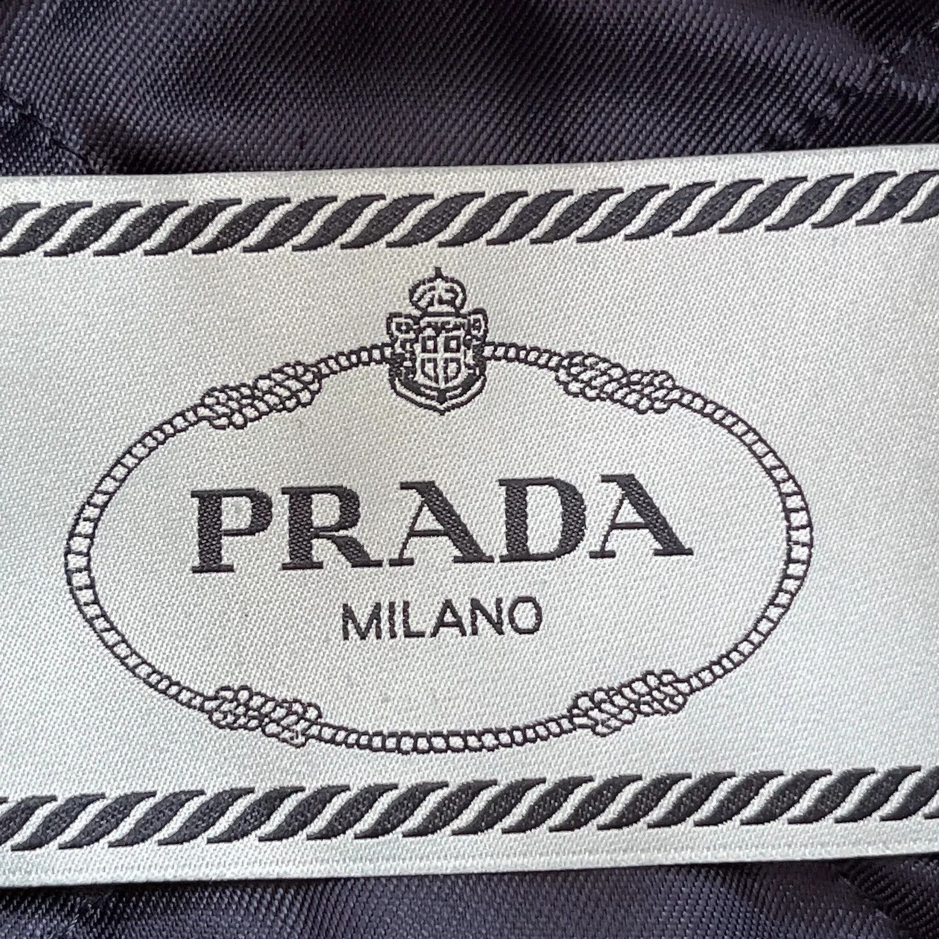 Prada Prada Mink Collar Blue Denim Jacket Size S / US 4 / IT 40 - 4 Thumbnail