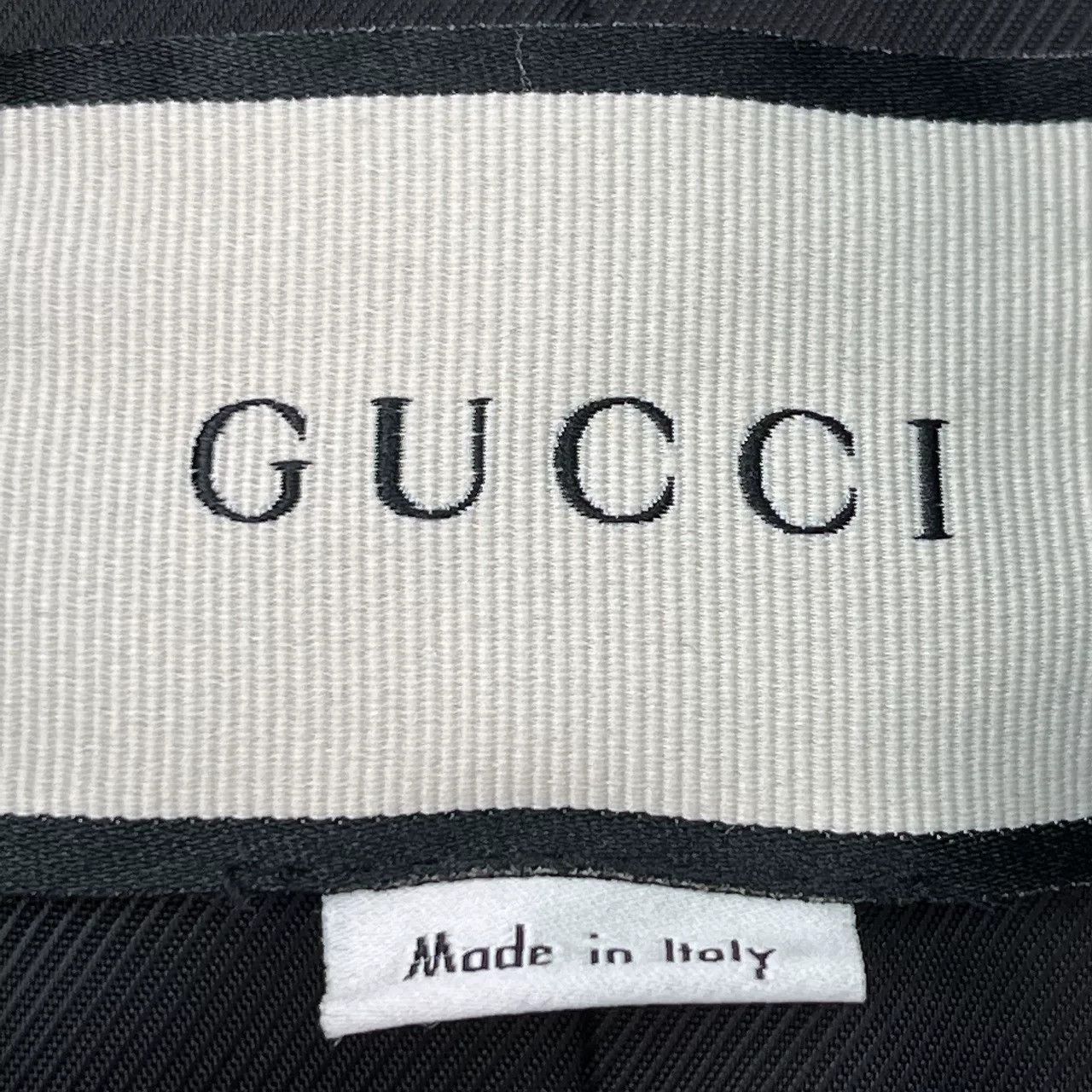Gucci Gucci Black Gold Button Wool Coat Size S / US 4 / IT 40 - 4 Thumbnail