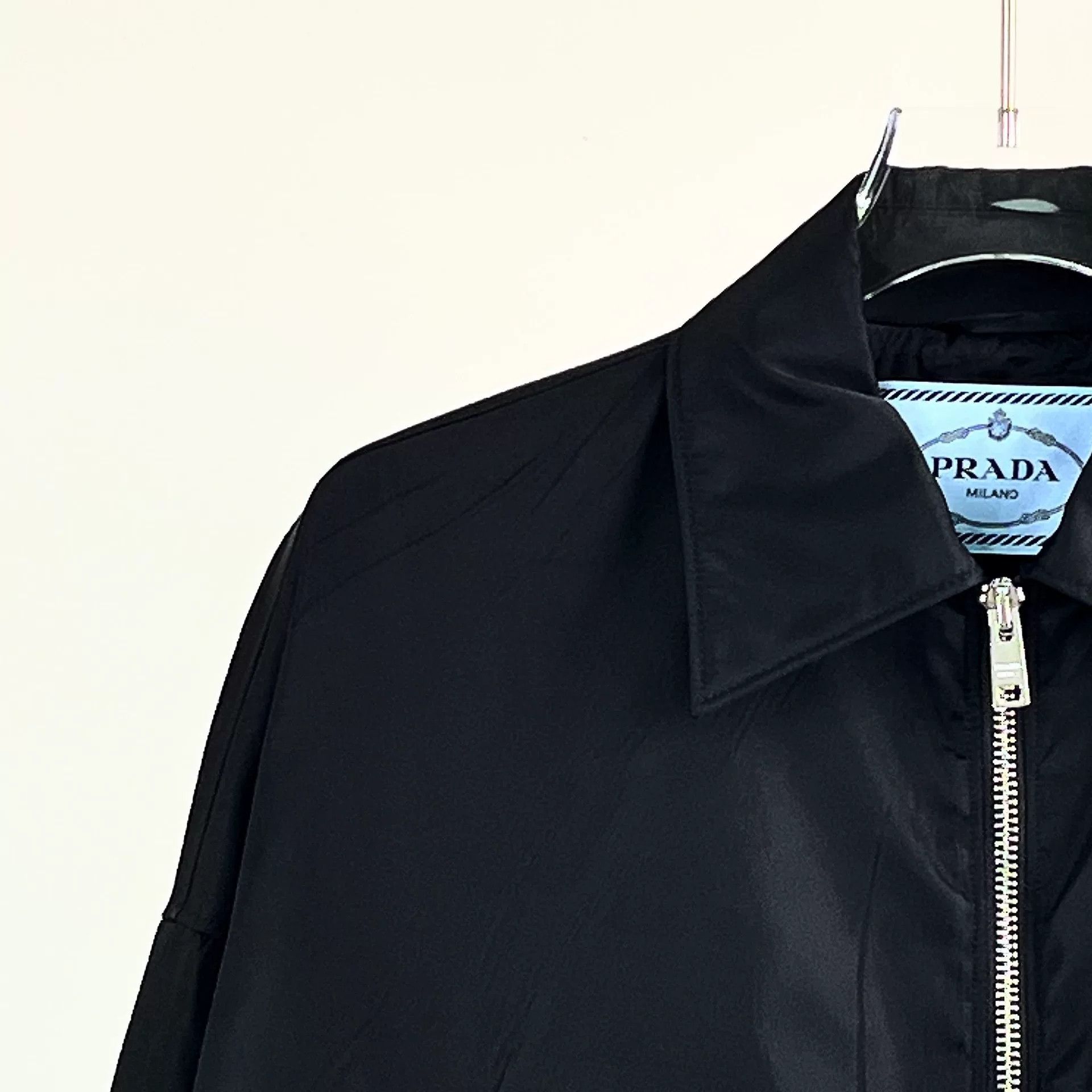Prada Prada Women's Black Recycled Nylon Short Jacket Size S / US 4 / IT 40 - 4 Thumbnail