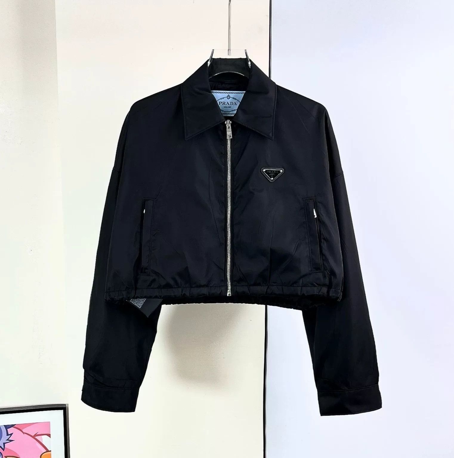 Prada Prada Women's Black Recycled Nylon Short Jacket Size S / US 4 / IT 40 - 2 Thumbnail