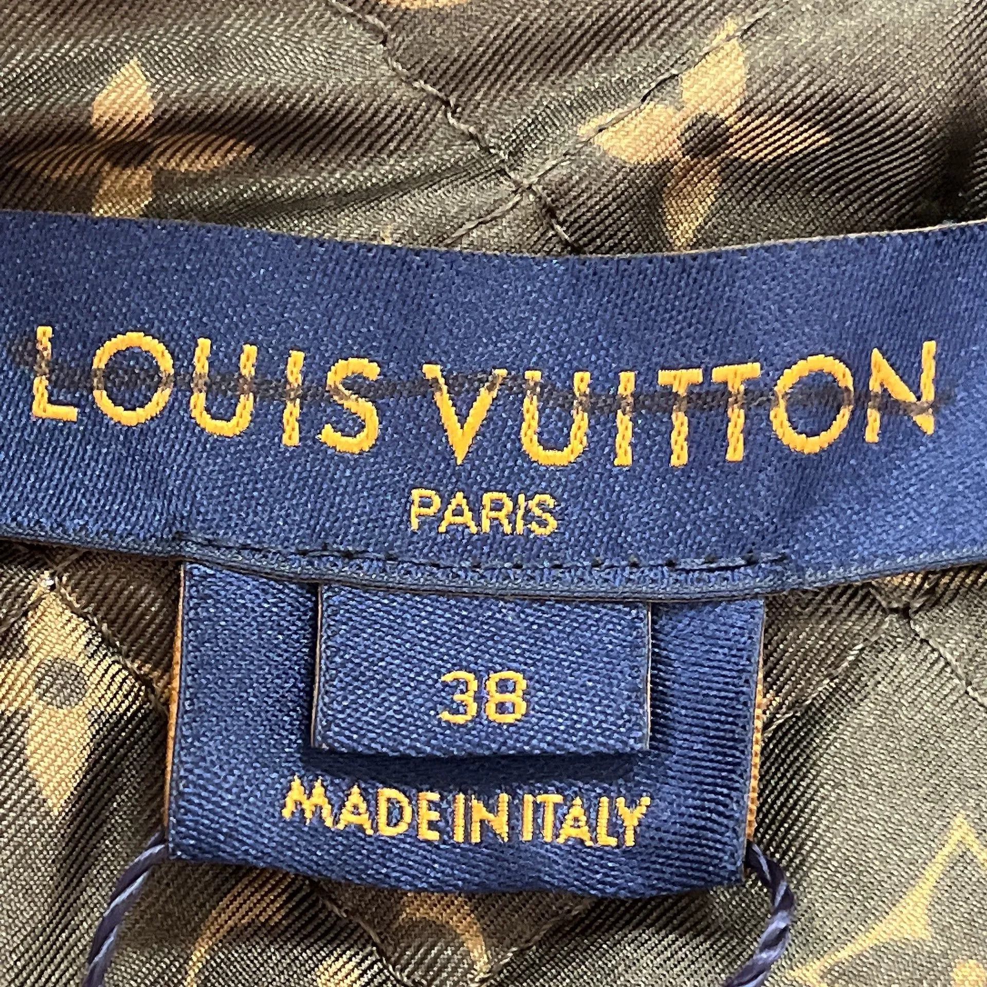 Louis Vuitton Louis Vuitton Black Patchwork Short Coat Size S / US 4 / IT 40 - 6 Thumbnail