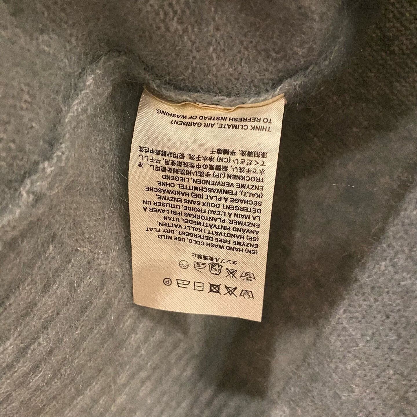 Acne Studios Acne Studios Lake Blue Knit Cardigan XXS Size XXS / US 00 / IT 34 - 5 Thumbnail