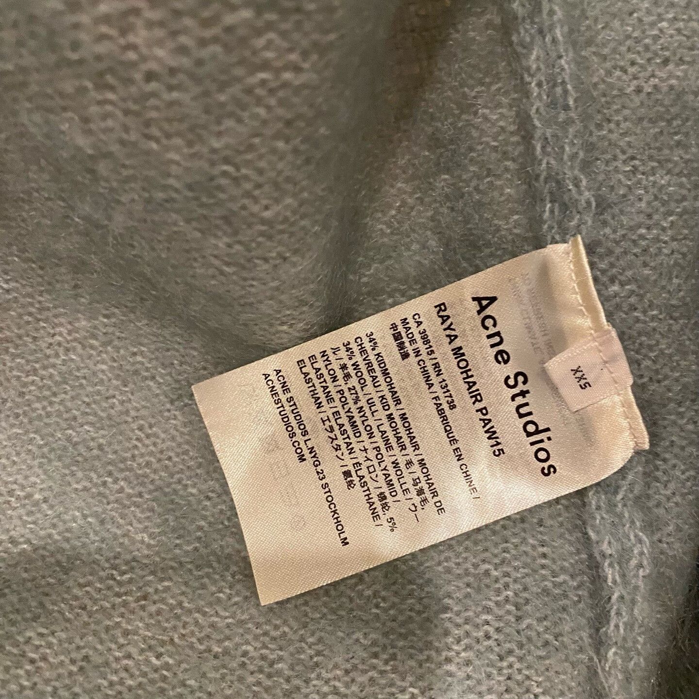Acne Studios Acne Studios Lake Blue Knit Cardigan XXS Size XXS / US 00 / IT 34 - 4 Thumbnail