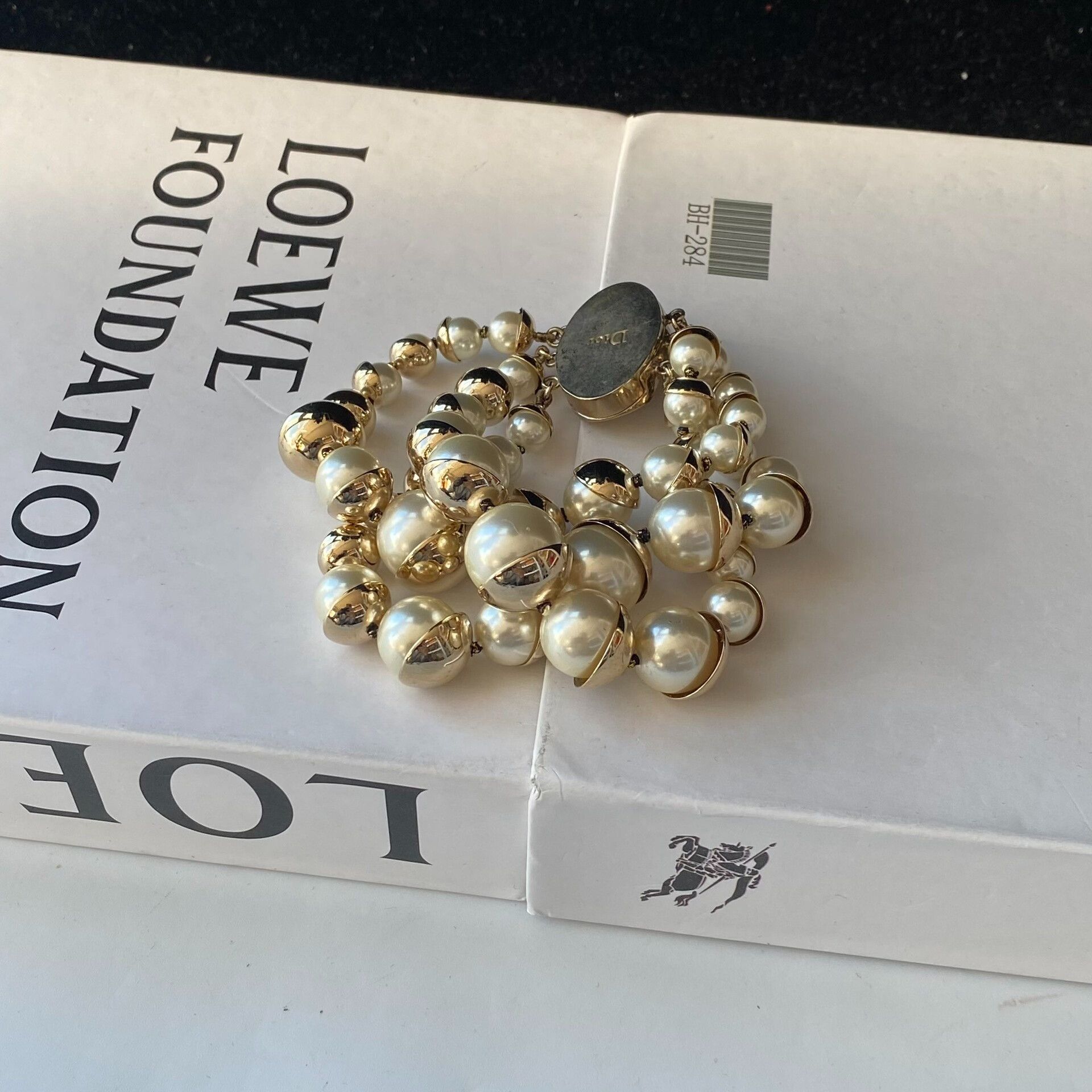 Dior Dior Vintage French Multi-Layer Pearl Bracelet Size ONE SIZE - 2 Thumbnail