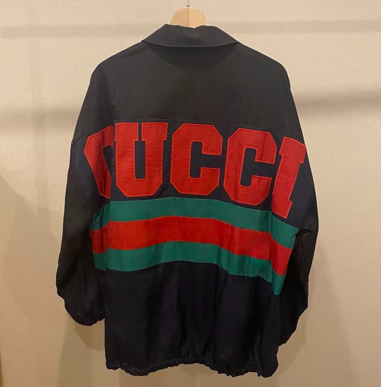 Gucci Gucci Red Green Stripe Lapel Coat Size US L / EU 52-54 / 3 - 2 Thumbnail