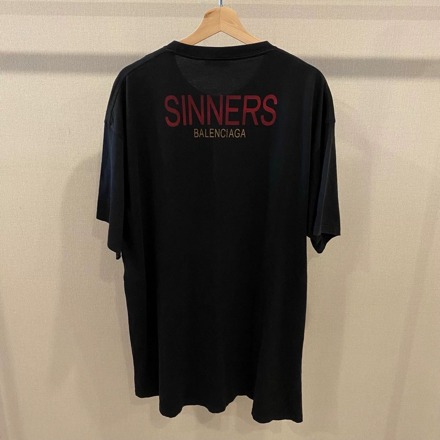 Balenciaga Balenciaga Sinners Short Sleeve Tee Size US XXL / EU 58 / 5 - 2 Thumbnail