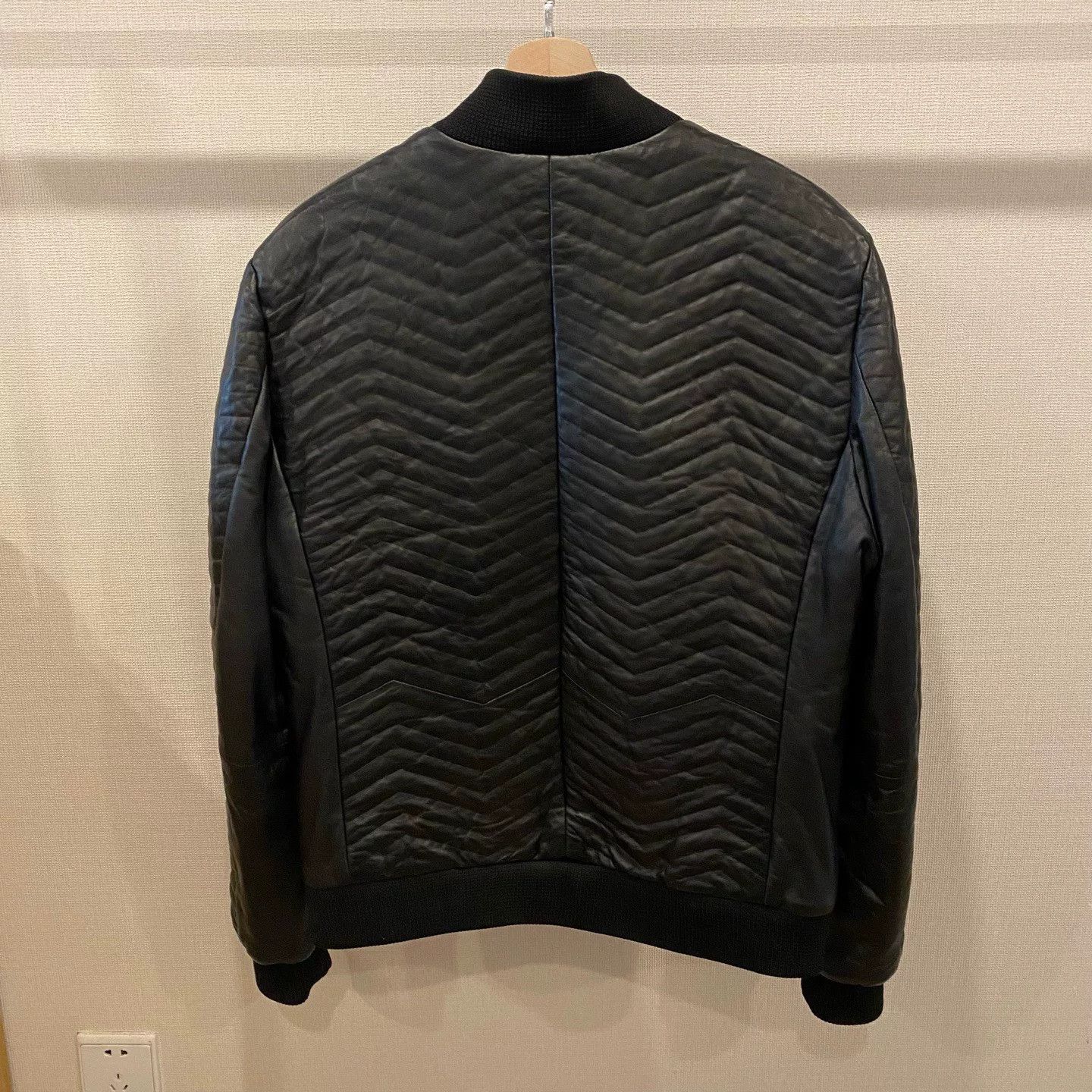 Hugo Boss Boss Black Sheepskin Leather Jacket Size US M / EU 48-50 / 2 - 2 Thumbnail