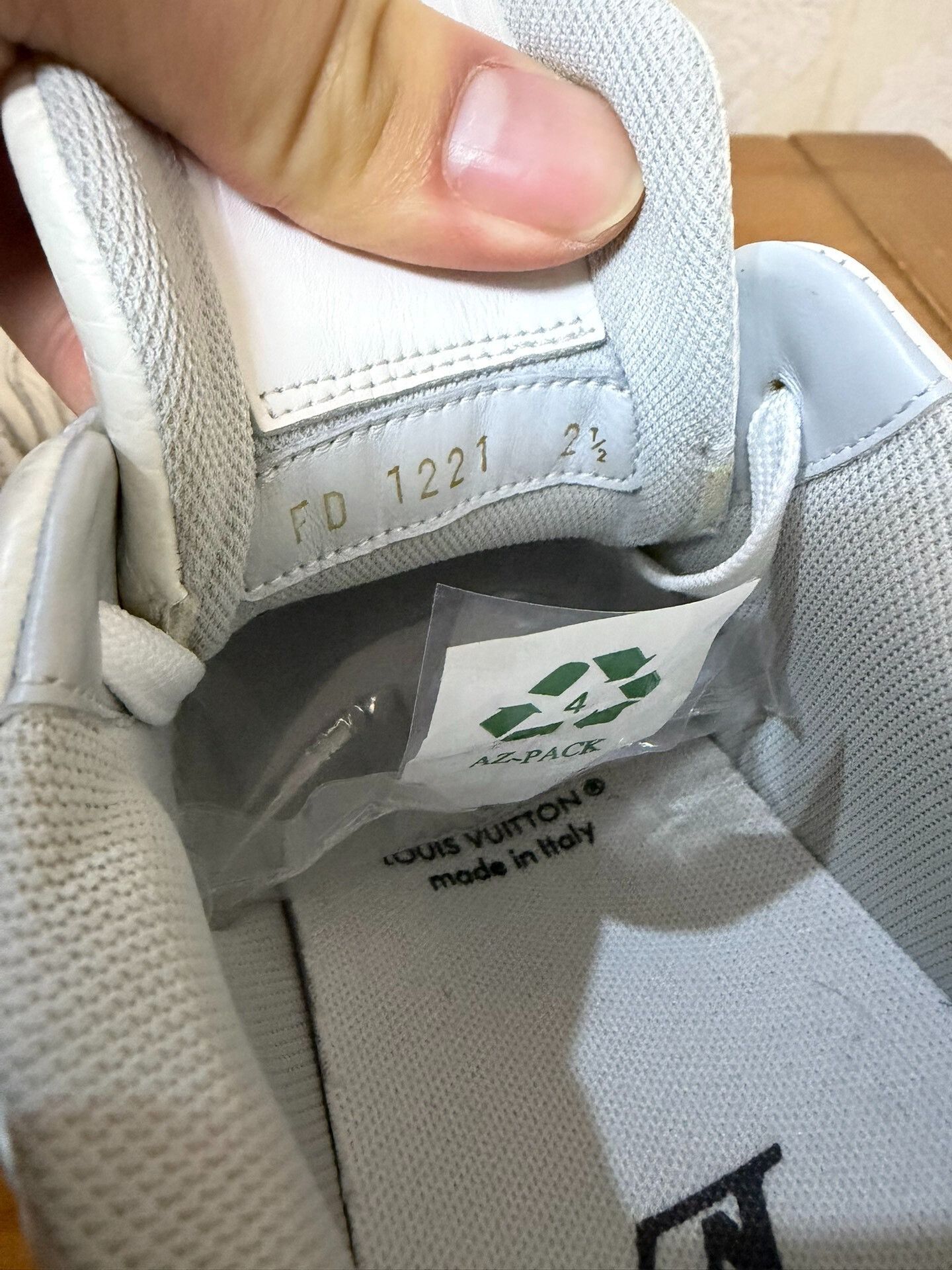 Louis Vuitton LV Trainer White Cement Size US 6.5 / IT 36.5 - 6 Thumbnail