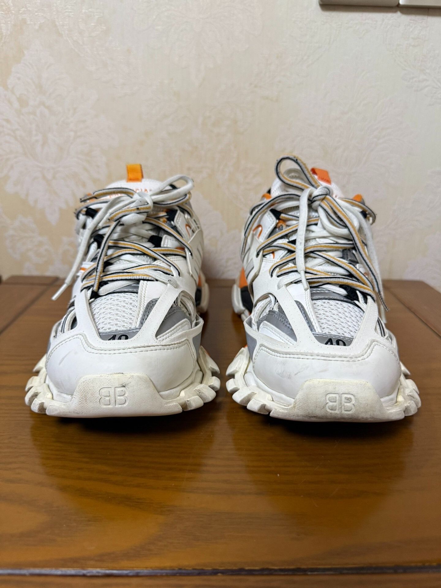 Balenciaga Balenciaga Track White Orange Size 40 Size US 7 / EU 40 - 2 Thumbnail