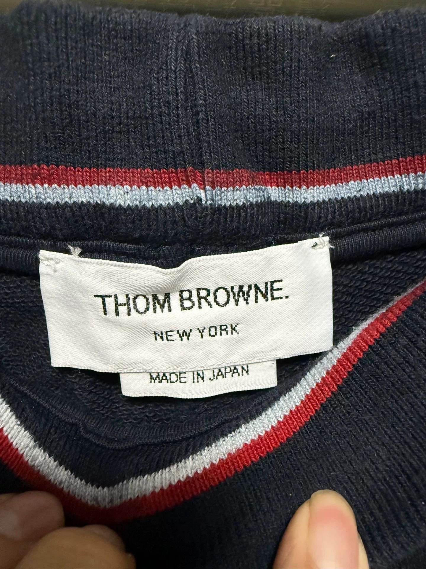 Thom Browne Thom Browne 4-Stripe Cuffed Knit Sweatpants Size US 26 / EU 42 - 3 Thumbnail