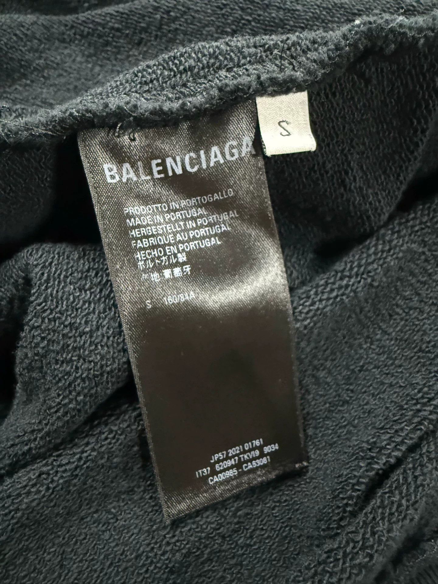 Balenciaga Balenciaga Coke Wave Embroidery Distressed Hoodie Size US S / EU 44-46 / 1 - 4 Thumbnail